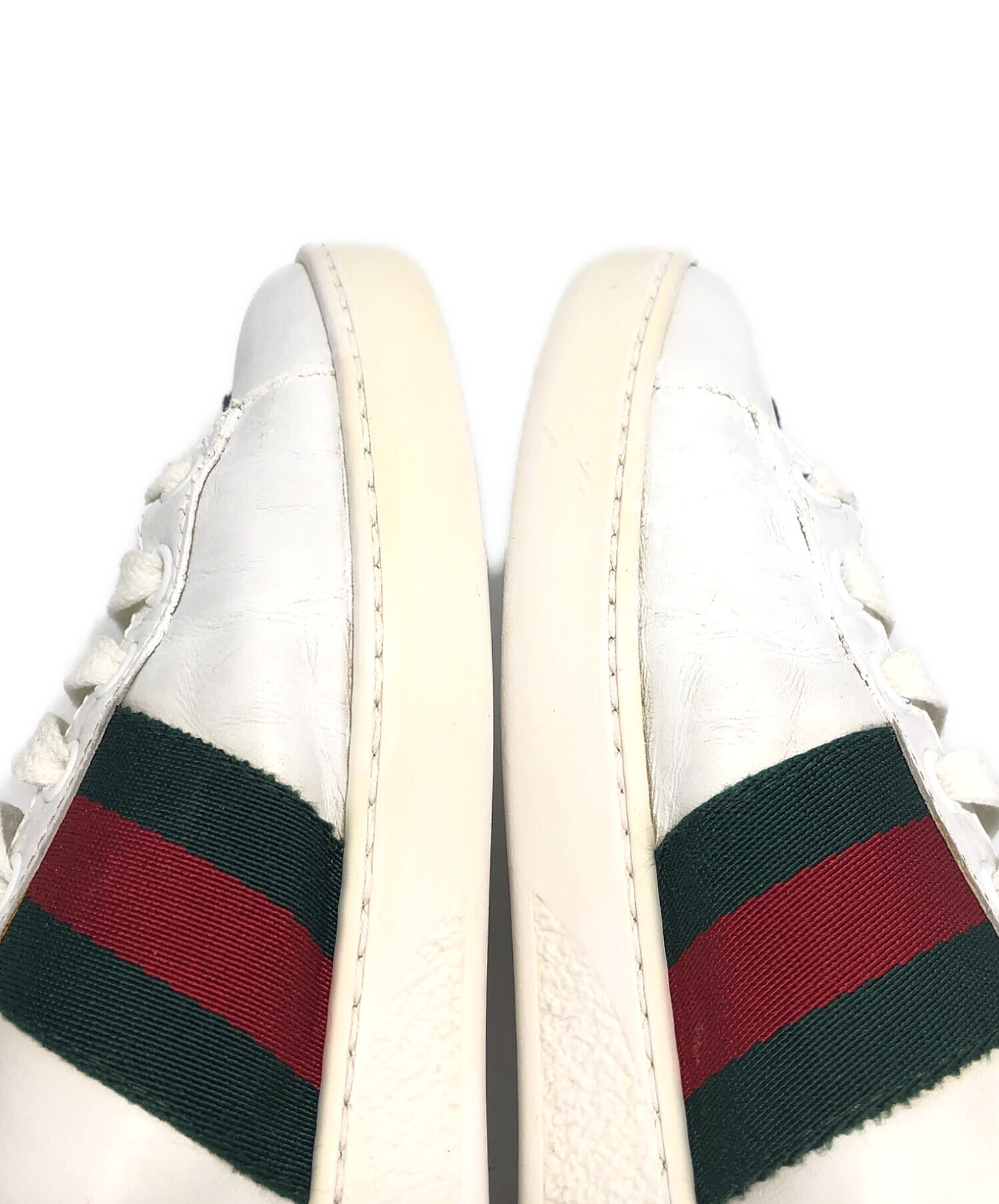 中古・古着通販】GUCCI (グッチ) シェリーラインスニーカー ホワイト