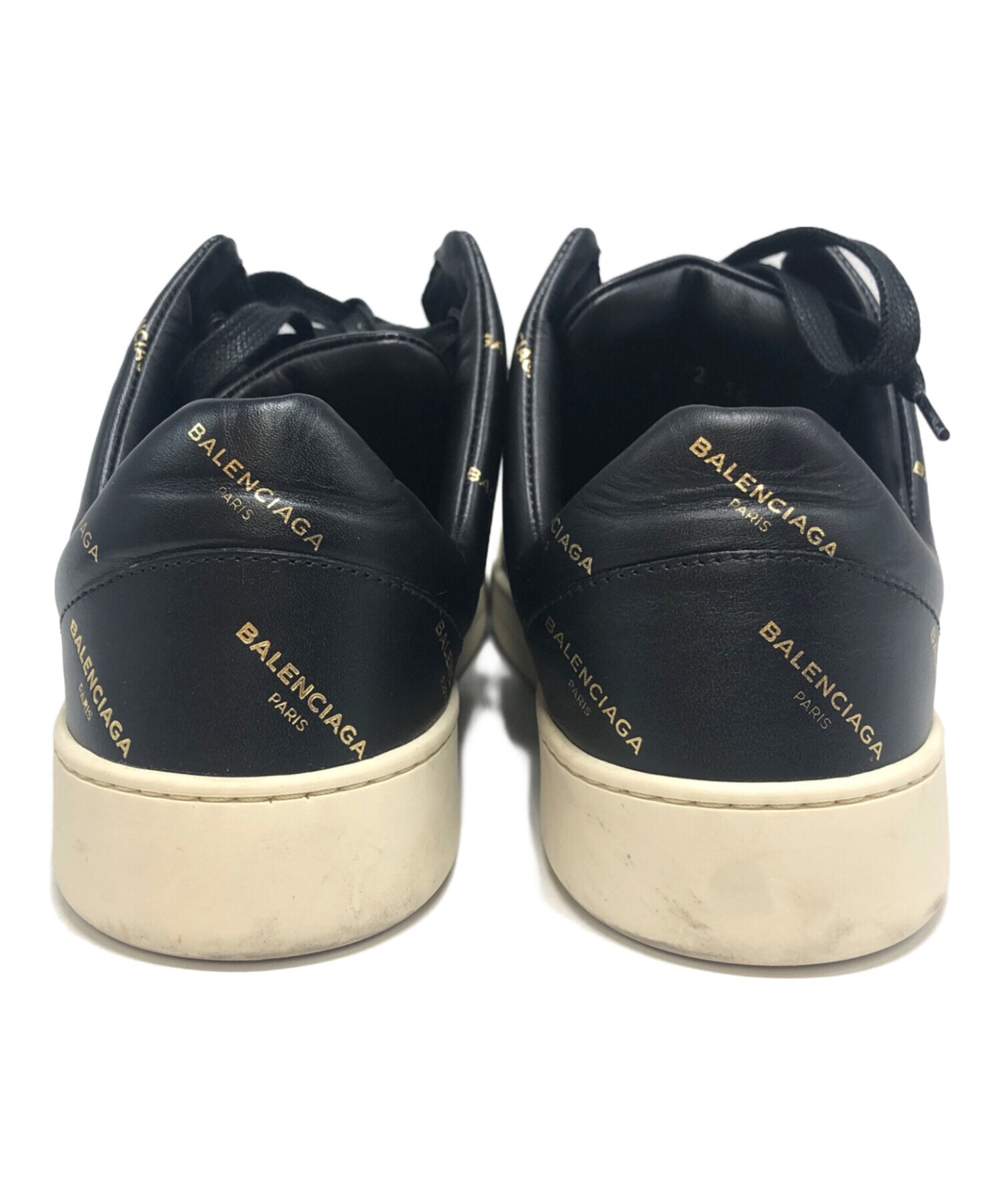 中古・古着通販】BALENCIAGA (バレンシアガ) ロゴスニーカー ブラック