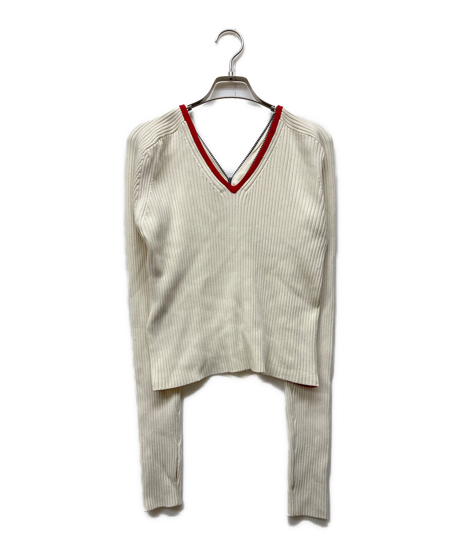 中古・古着通販】DIESEL (ディーゼル) M-OIRA ホワイト×レッド サイズ 