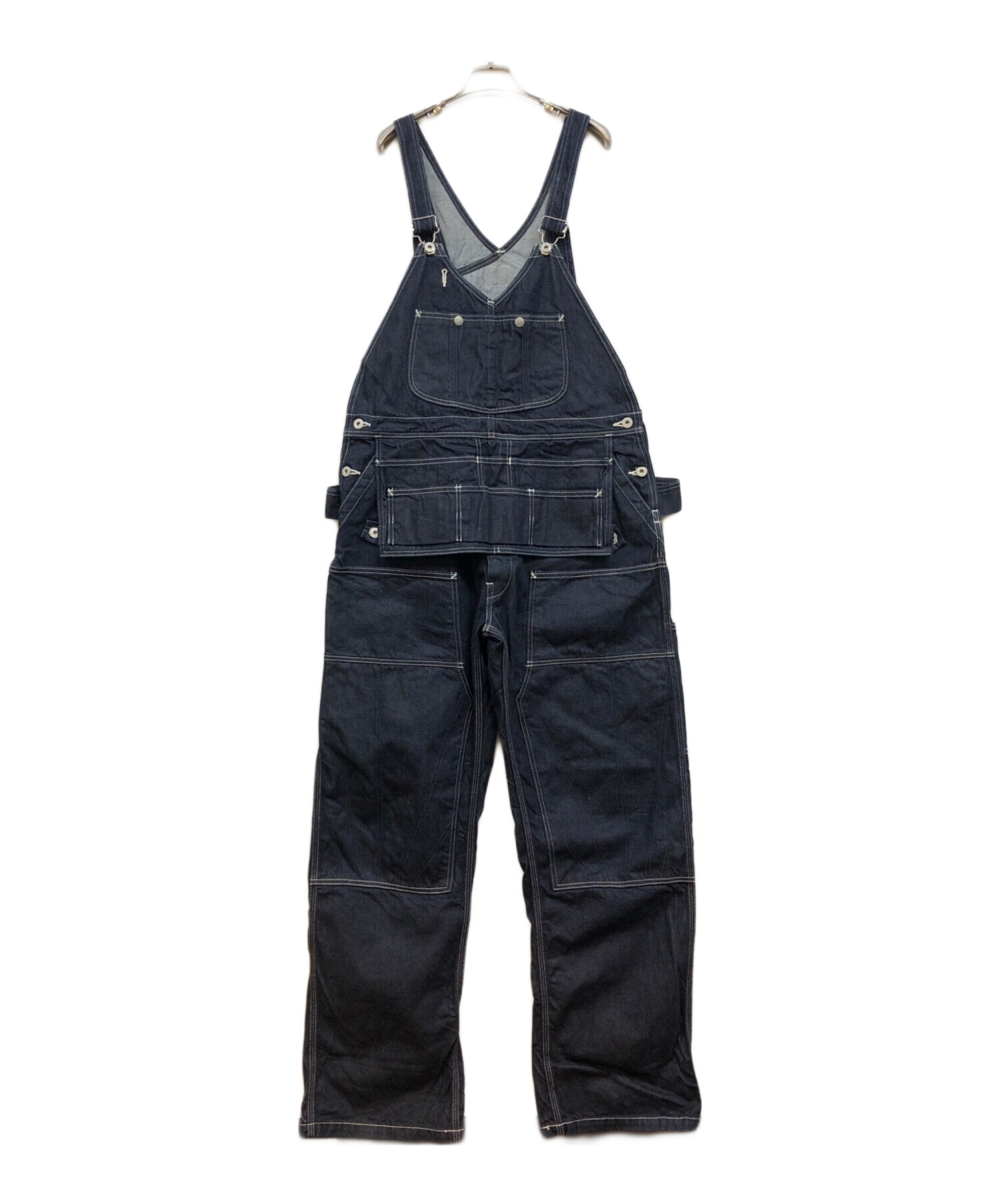 中古・古着通販】EVISU (エヴィス) オーバーオール インディゴ サイズ