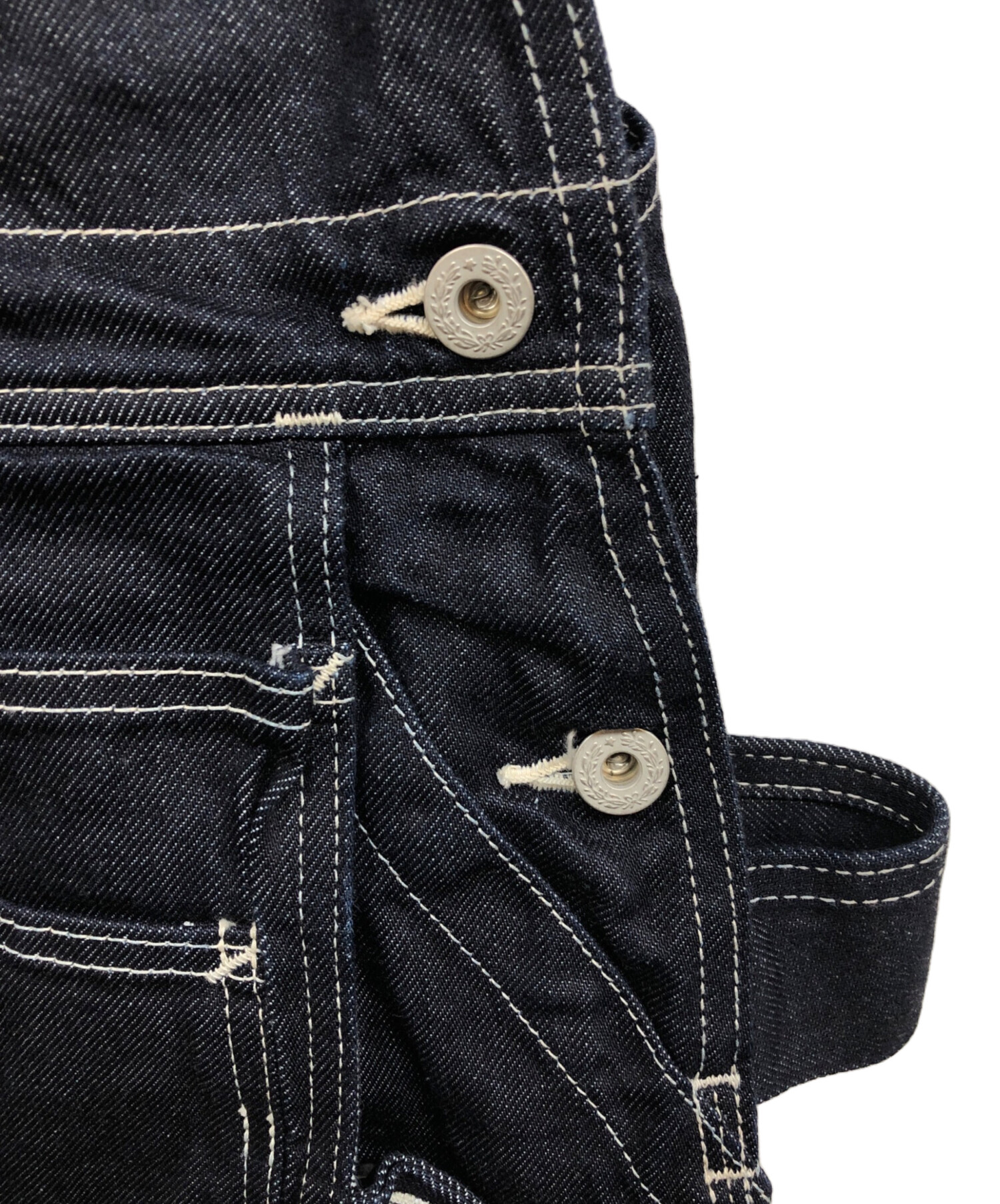中古・古着通販】EVISU (エヴィス) オーバーオール インディゴ サイズ