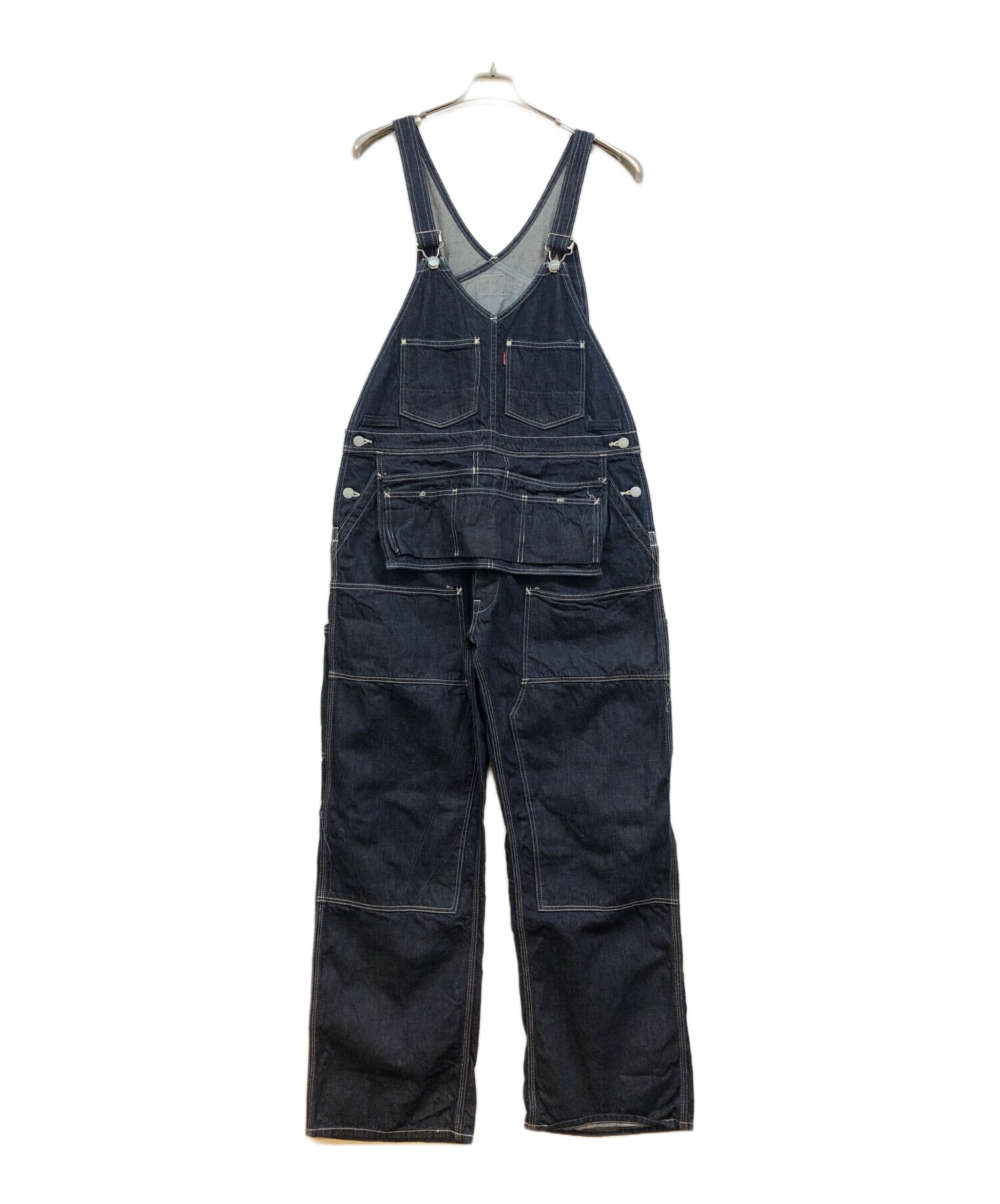 中古・古着通販】EVISU (エヴィス) オーバーオール インディゴ サイズ