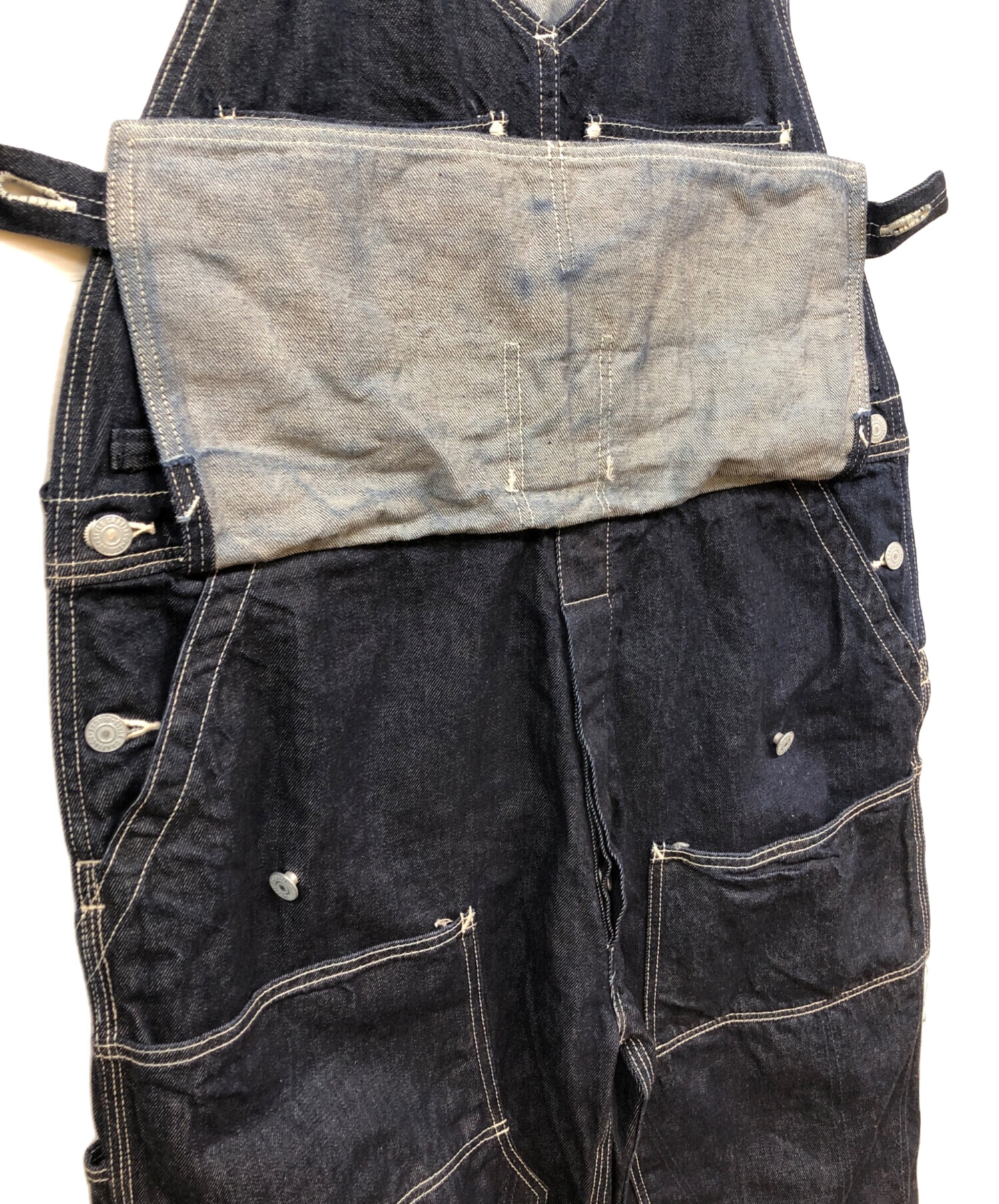 中古・古着通販】EVISU (エヴィス) オーバーオール インディゴ サイズ