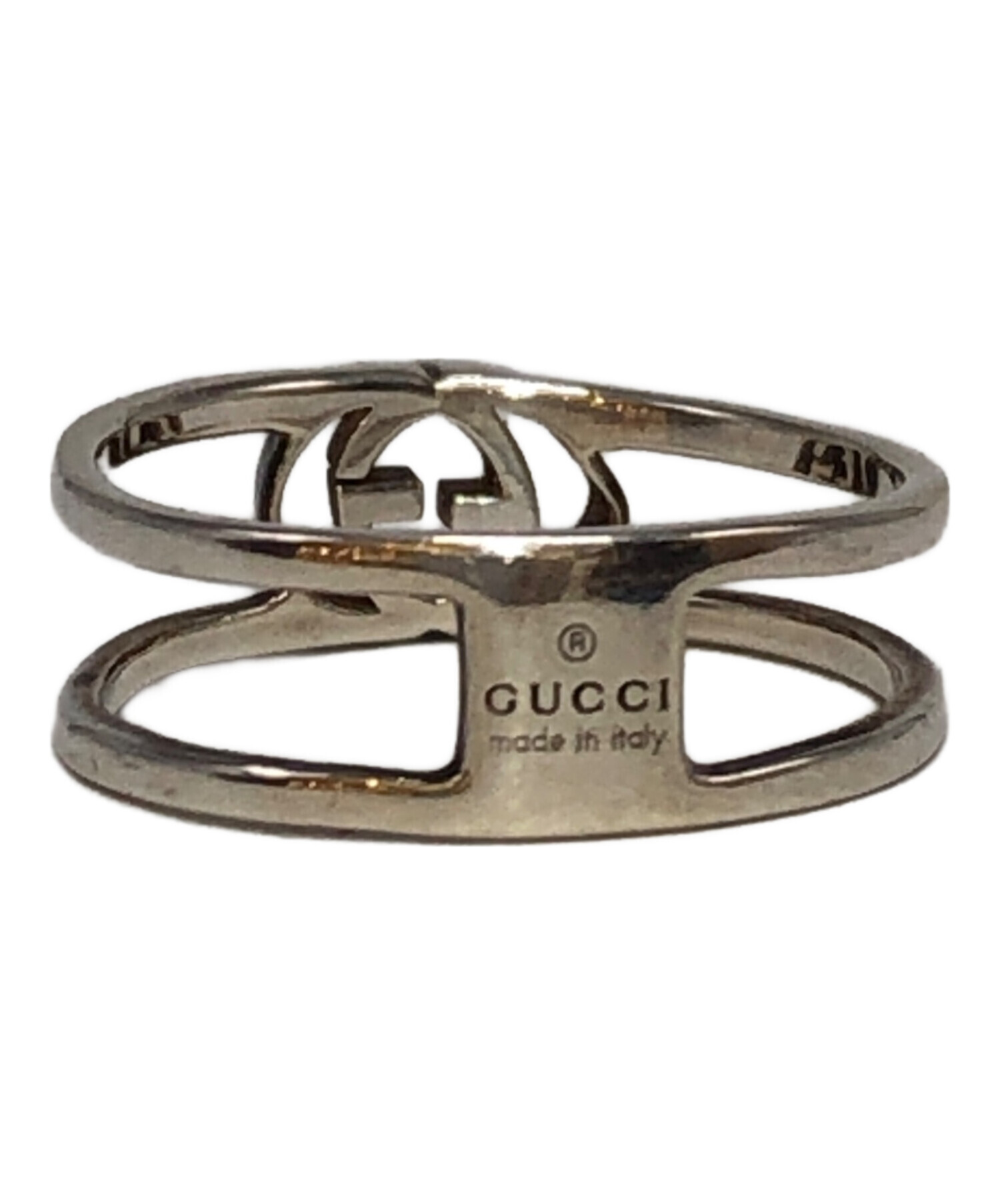 中古・古着通販】GUCCI (グッチ) インターロッキングGリング サイズ:9