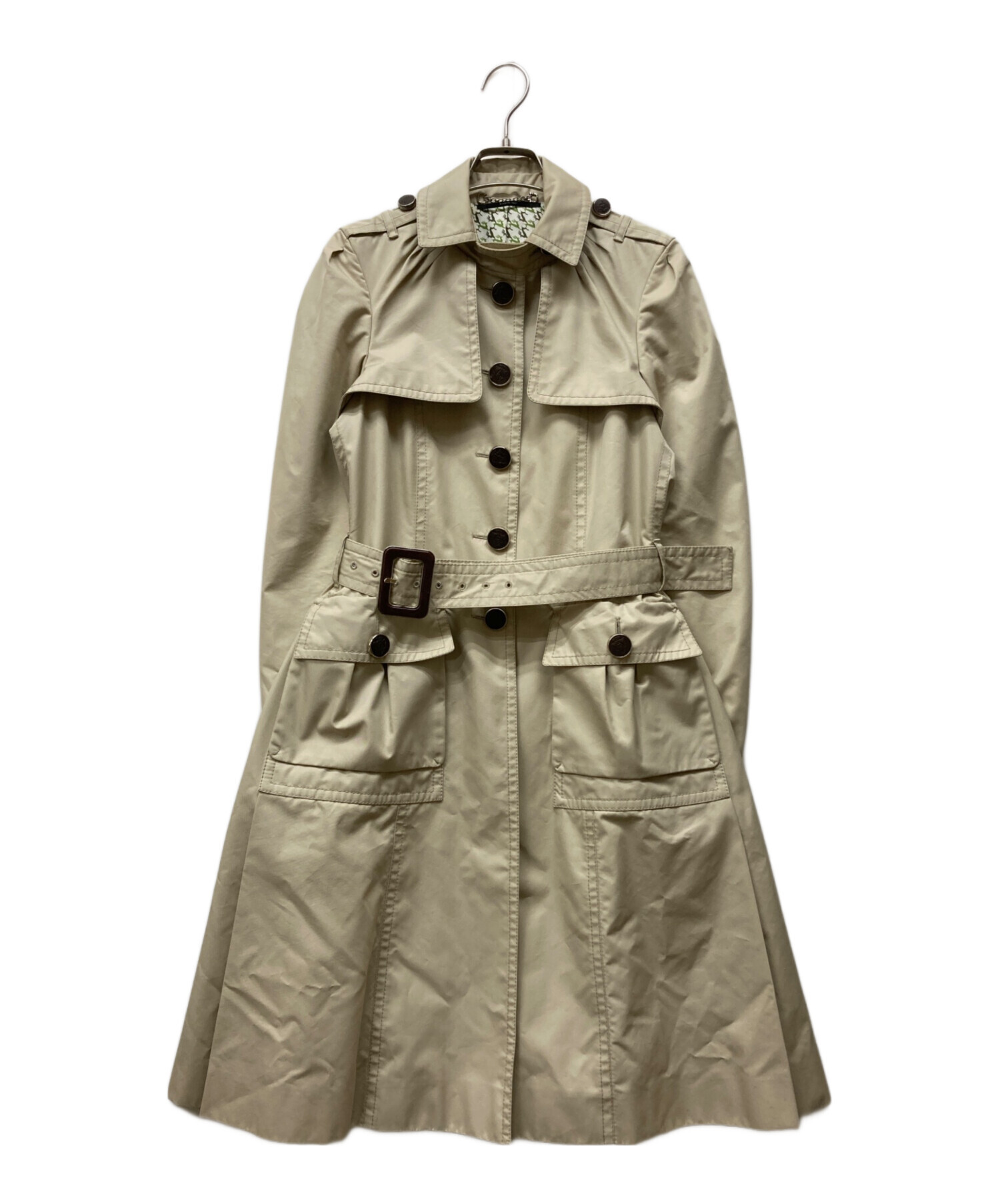 中古・古着通販】GUCCI (グッチ) トレンチコート ベージュ サイズ:40 