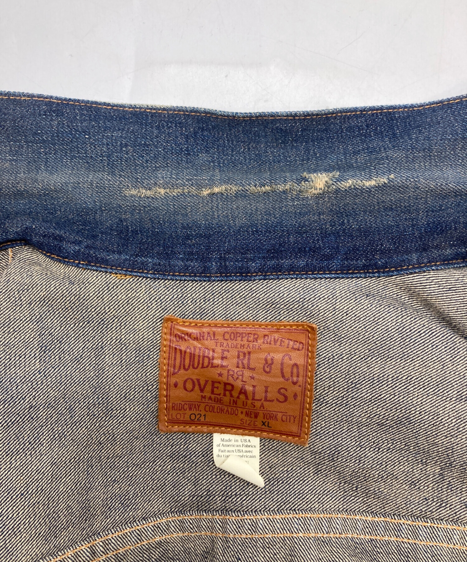 中古・古着通販】RRL (ダブルアールエル) 2ndデニムジャケット