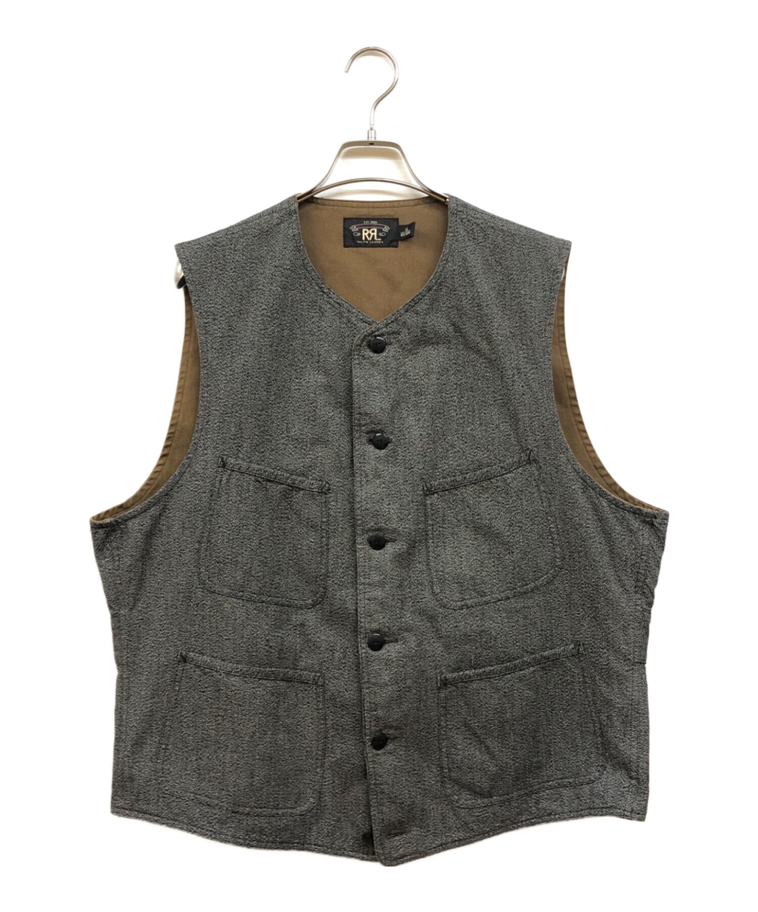 中古・古着通販】RRL (ダブルアールエル) ライアンベスト グレー