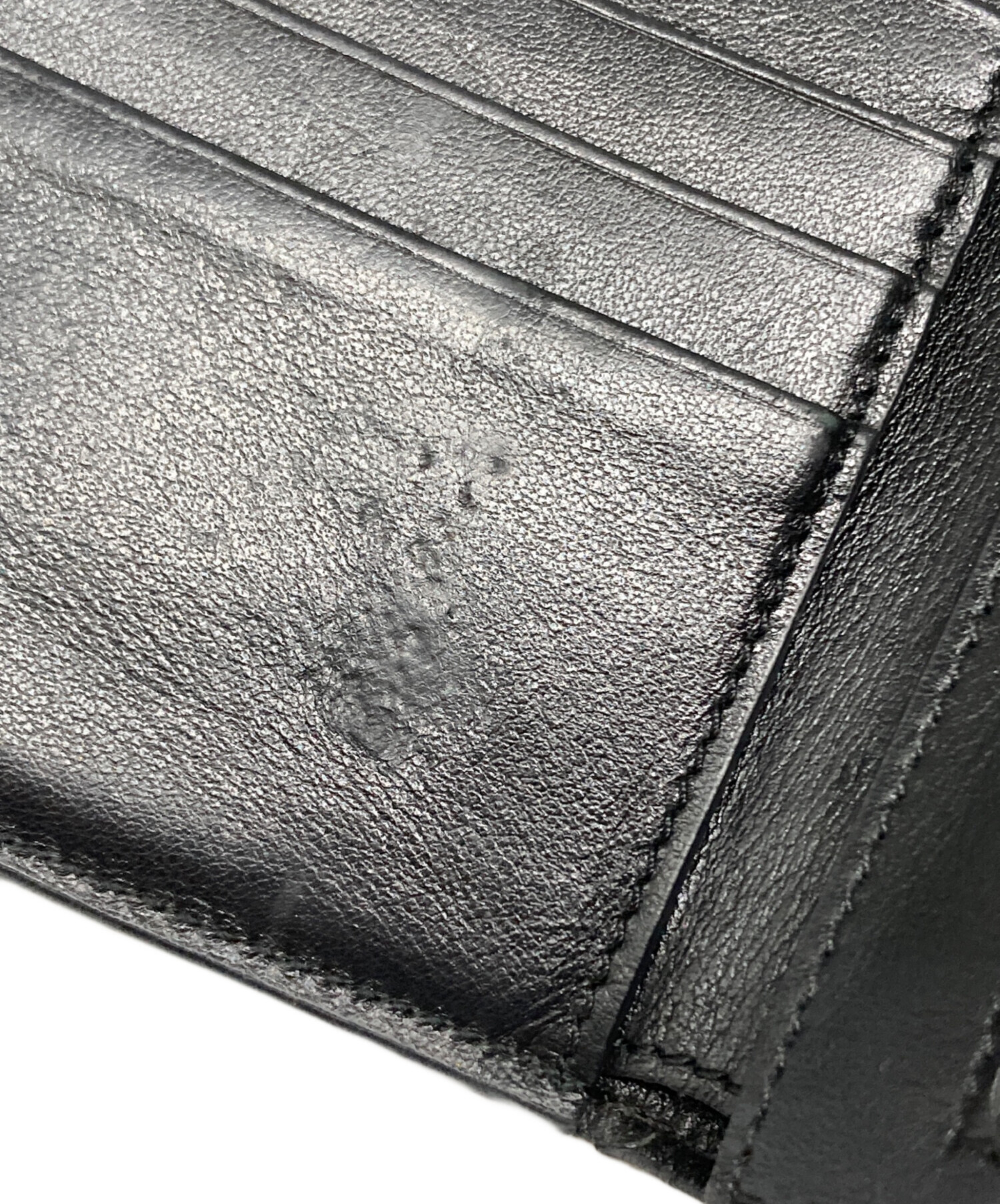 中古・古着通販】CELINE (セリーヌ) 2つ折り財布 ブラック｜ブランド