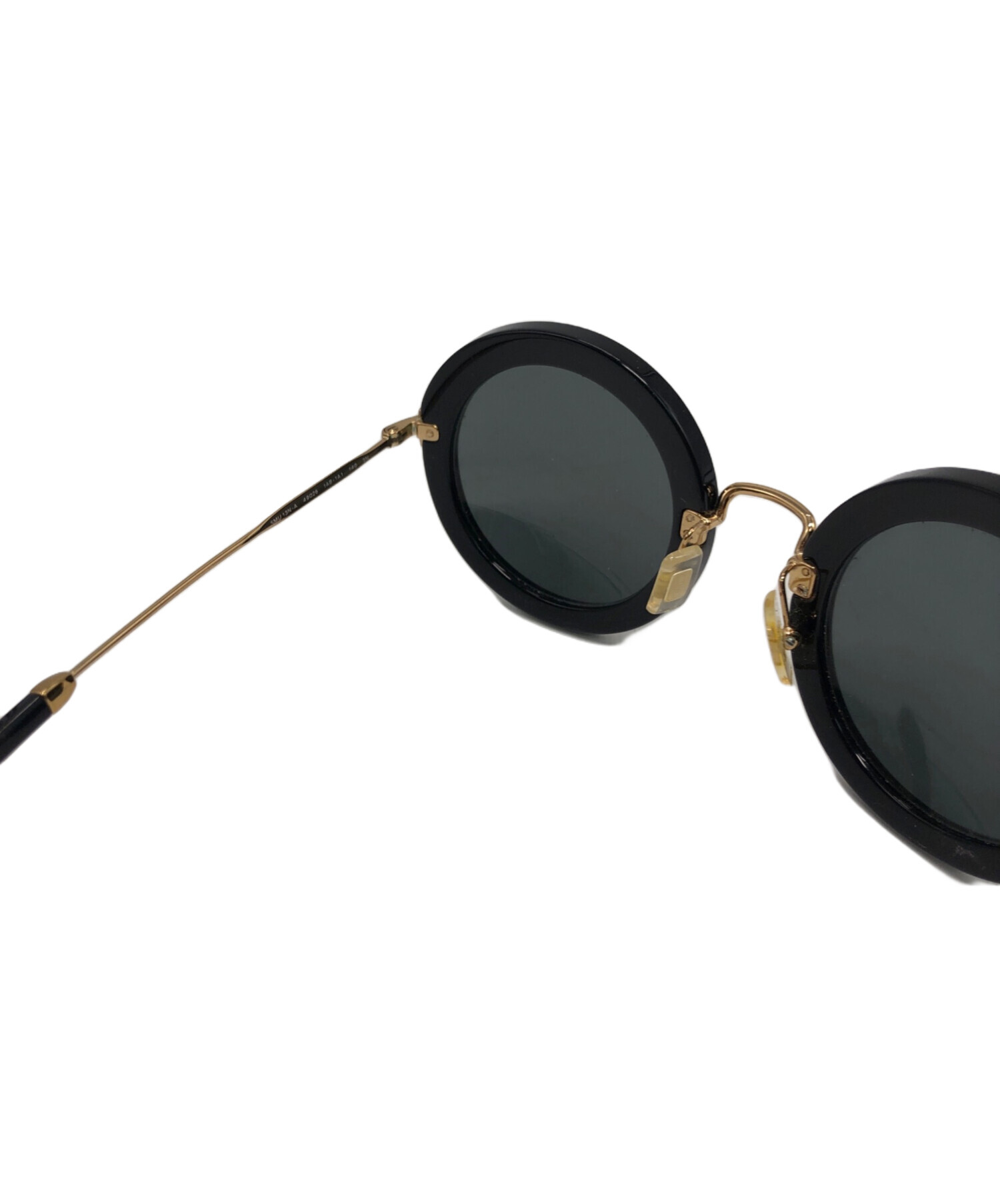 MIU MIU ミュウミュウ サングラス ロゴ ブラック SMU8149 MIU MIU ミュウミュウ サングラス ロゴ ブラック SMU8149 ミュウミュウ