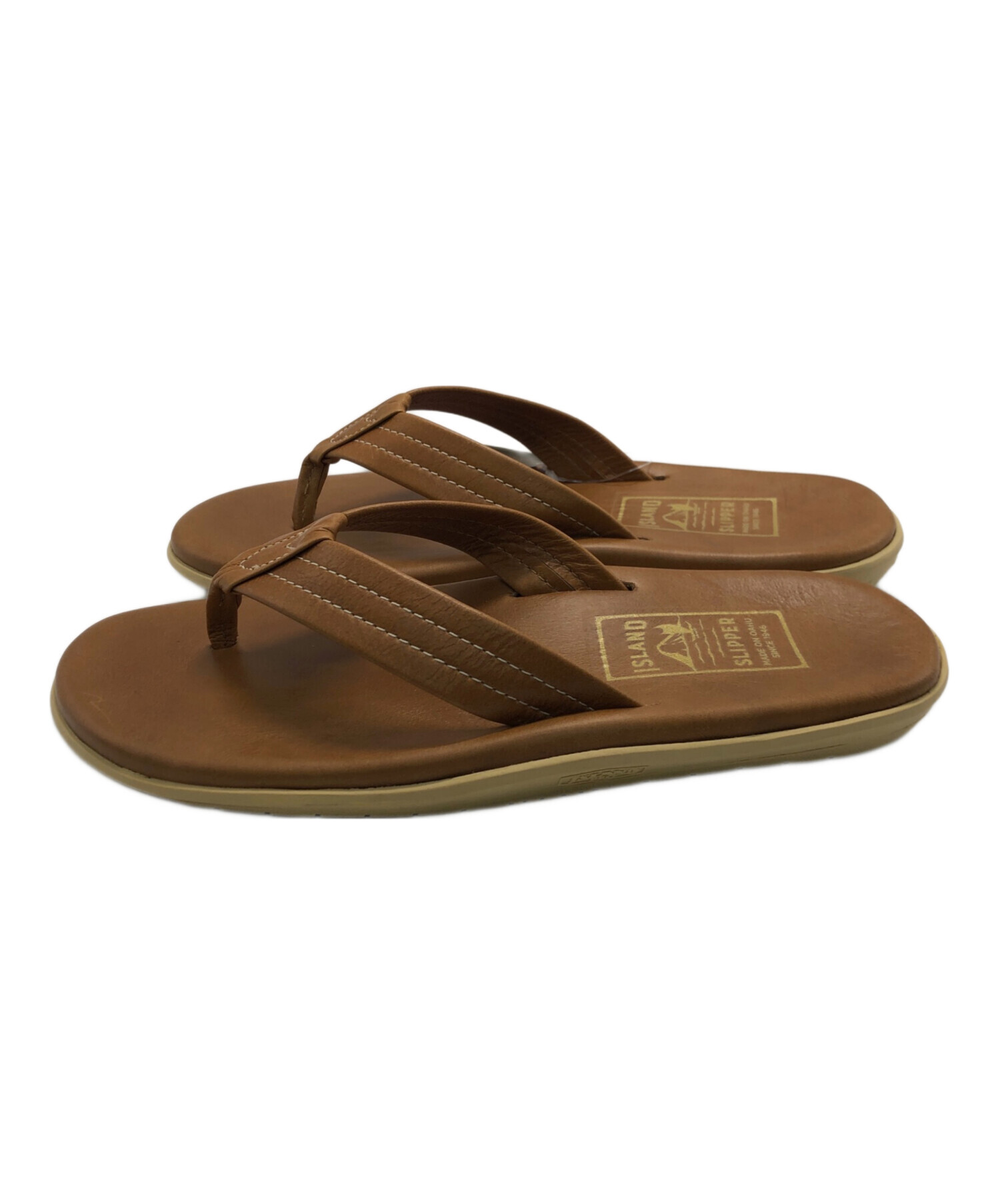 【未使用級】 SLIPPER レザートングサンダル 10(28) 中古・古着通販】ISLAND SLIPPER (アイランドスリッパ) レザートング