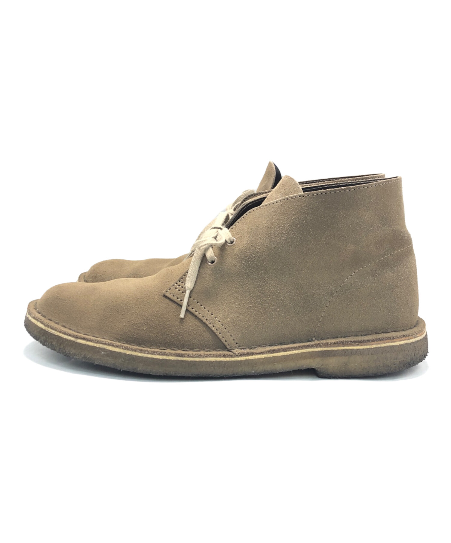 中古・古着通販】CLARKS (クラークス) デザートブーツ ベージュ サイズ
