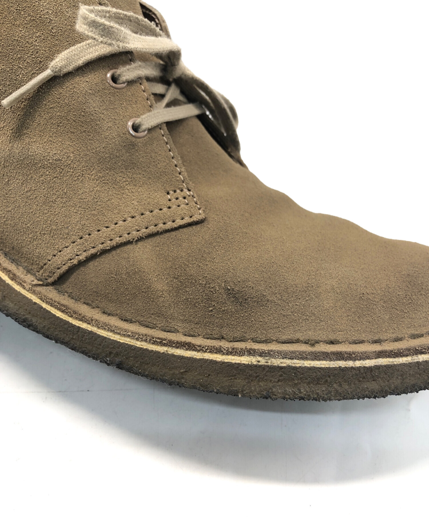 中古・古着通販】CLARKS (クラークス) デザートブーツ ベージュ サイズ
