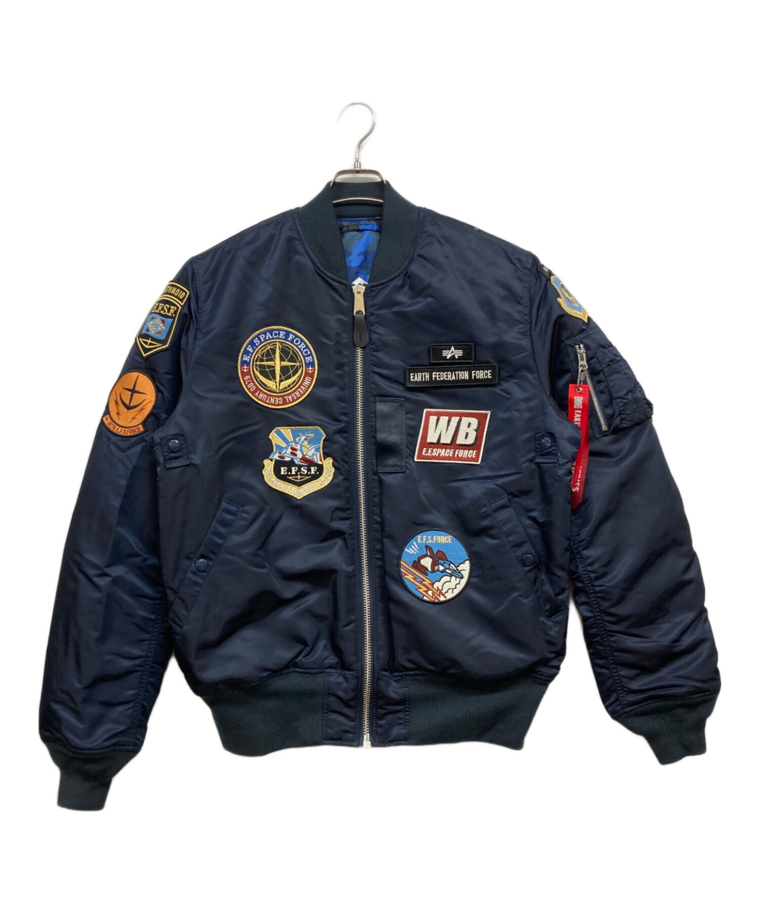 中古・古着通販】ALPHA (アルファ) MA-1ジャケット ネイビー サイズ:3L