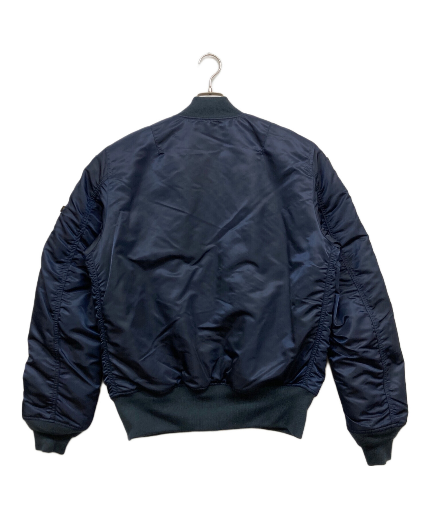 ALPHA MA-1ジャケット ネイビー 中古・古着通販】ALPHA (アルファ) MA-1ジャケット ネイビー サイズ:3L