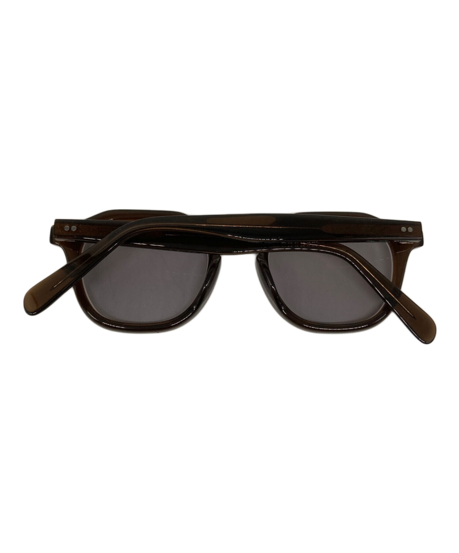 中古・古着通販】MAISON OPTICAL (メゾンオプティカル) 眼鏡 ブラウン 