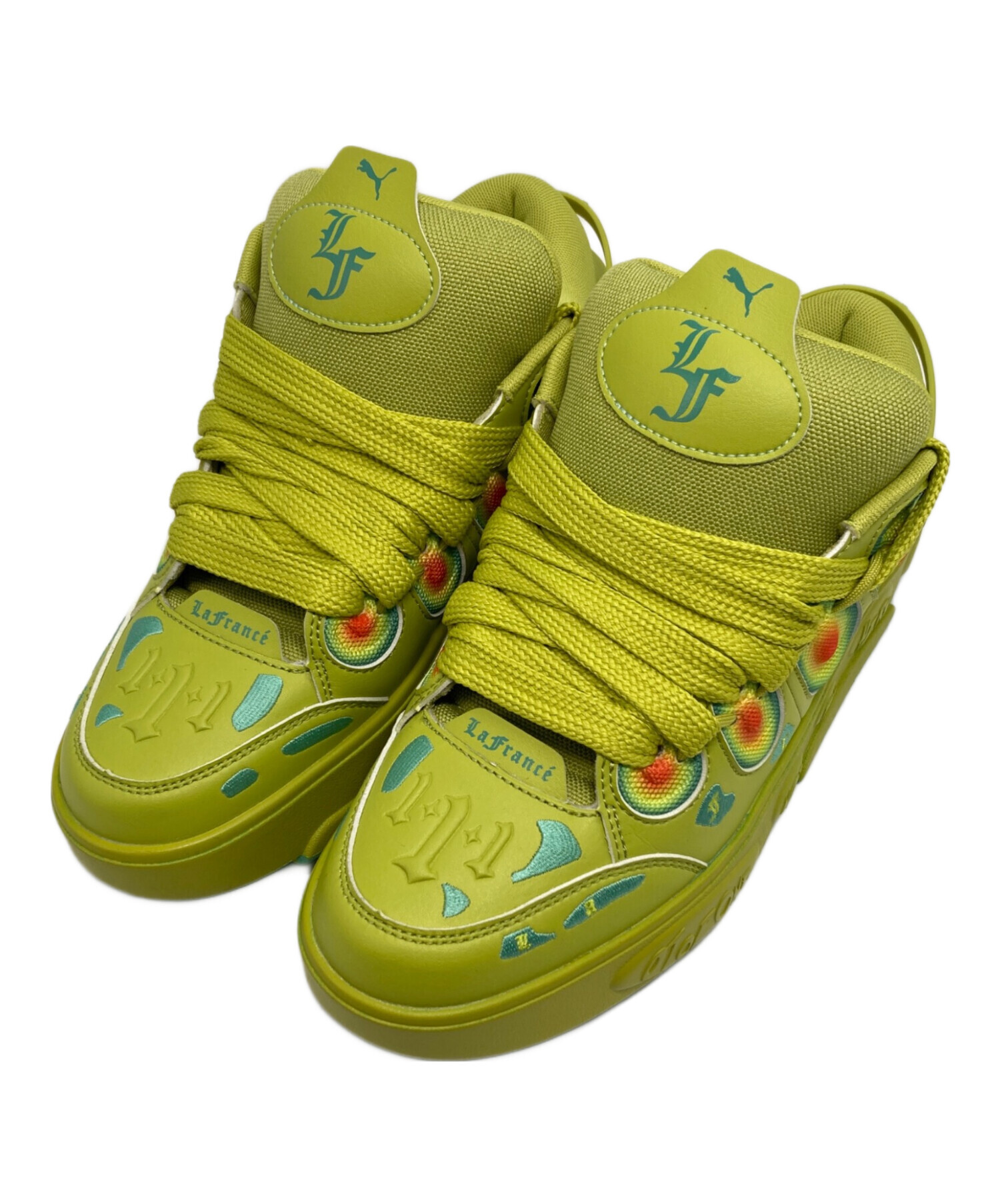 中古・古着通販】PUMA (プーマ) LA FRANCE HEATMAP 黄緑 サイズ:28