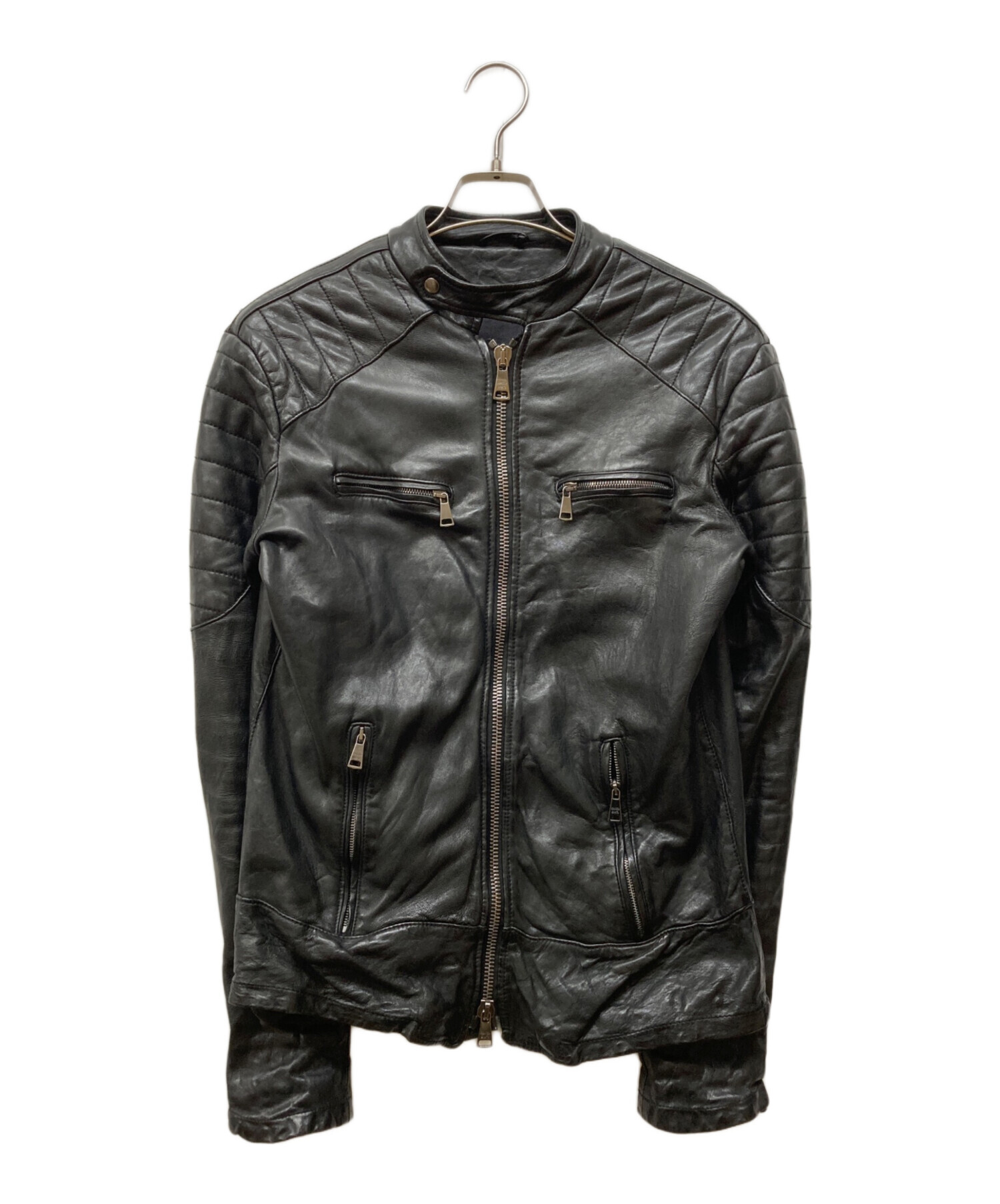 Giorgio Brato シングル レザー ジャケット 赤 44 中古・古着通販
