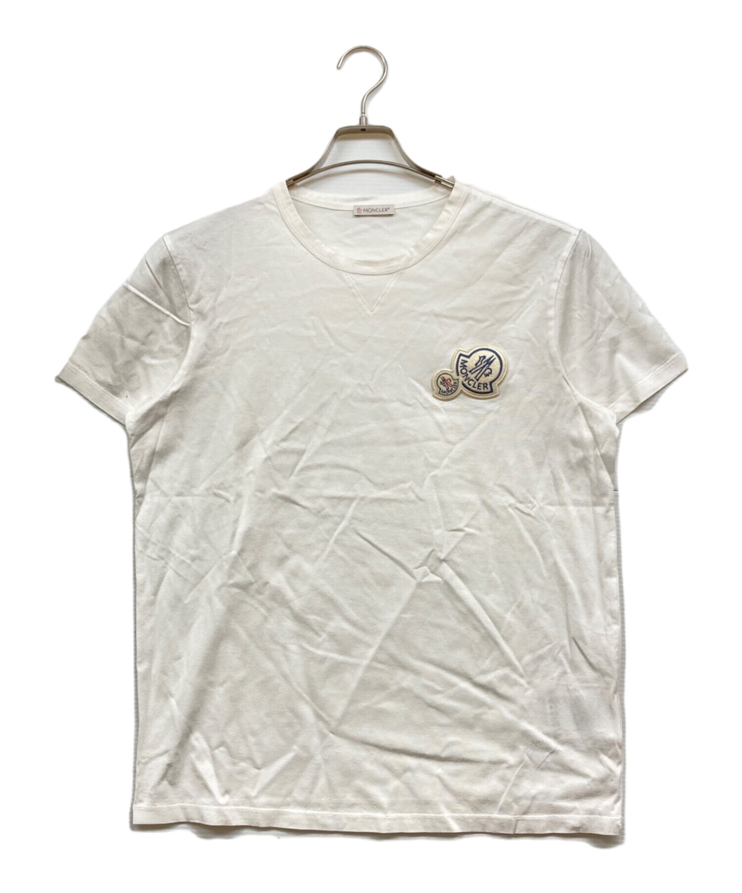 中古・古着通販】MONCLER (モンクレール) MAGLIA T-SHIRT ホワイト 