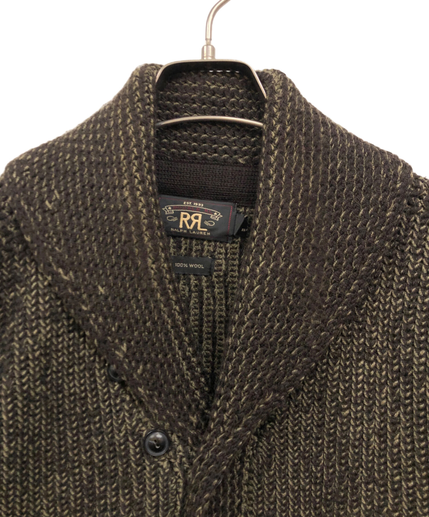 中古・古着通販】RRL (ダブルアールエル) ショールカラーカーディガン