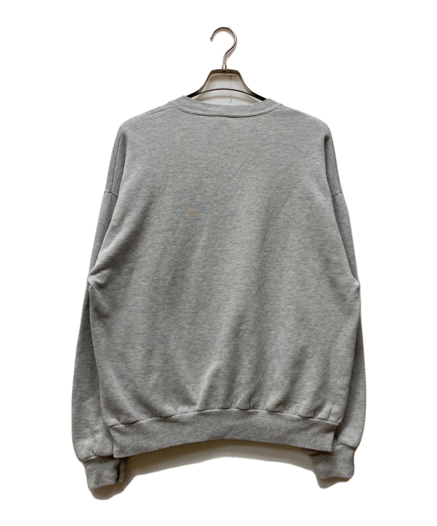 velva sheen (ベルバシーン) クルーネックスウェット グレー サイズ:XL