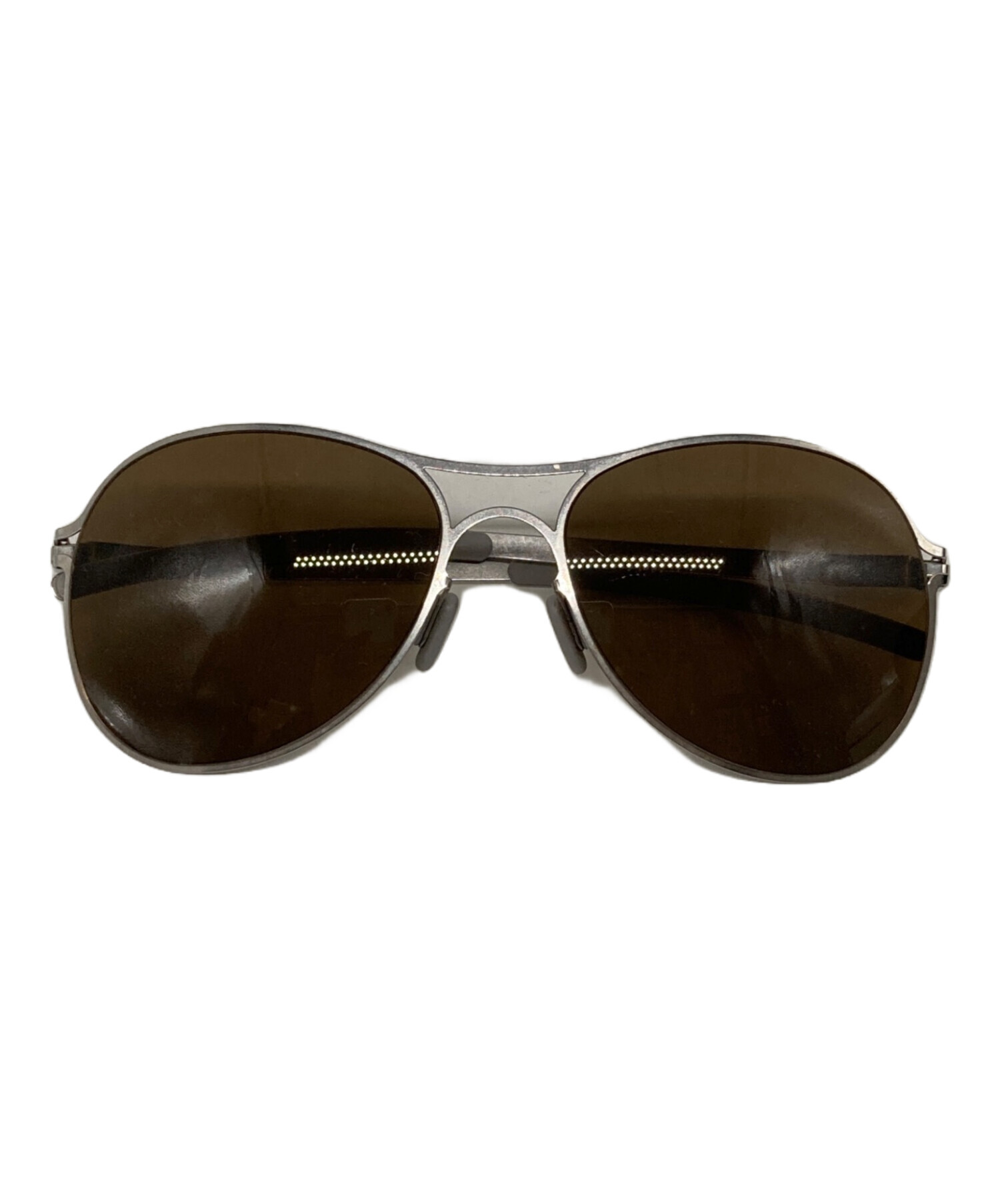MYKITA マイキータ サングラス  ベージュ 【古着】【中古】【送料無料】 中古・古着通販】MYKITA (マイキータ) SCOTT サングラス シルバー