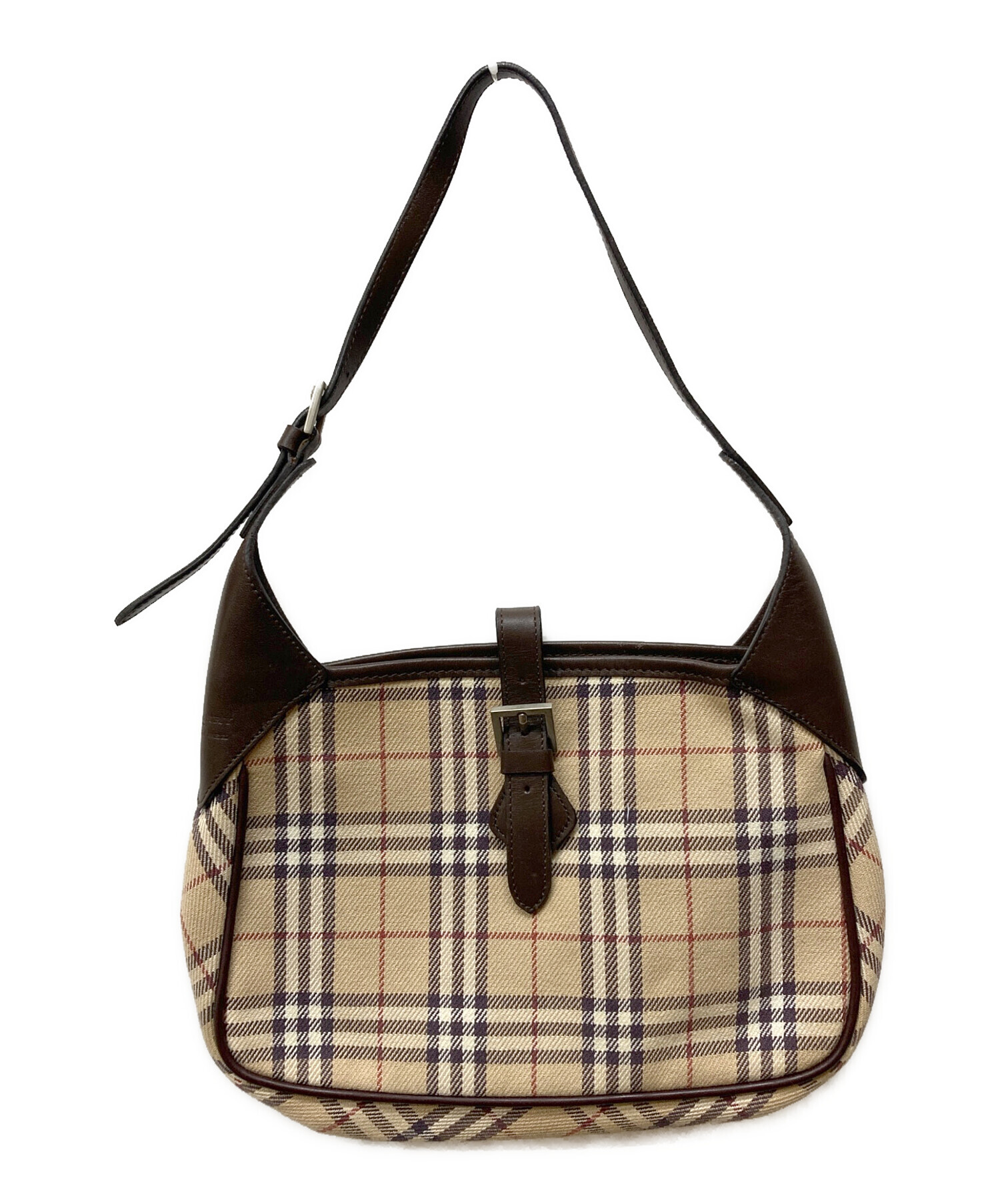 N【ヴィンテージ】BURBERRY BLUE LABEL ハンドバッグ チェック ミニ