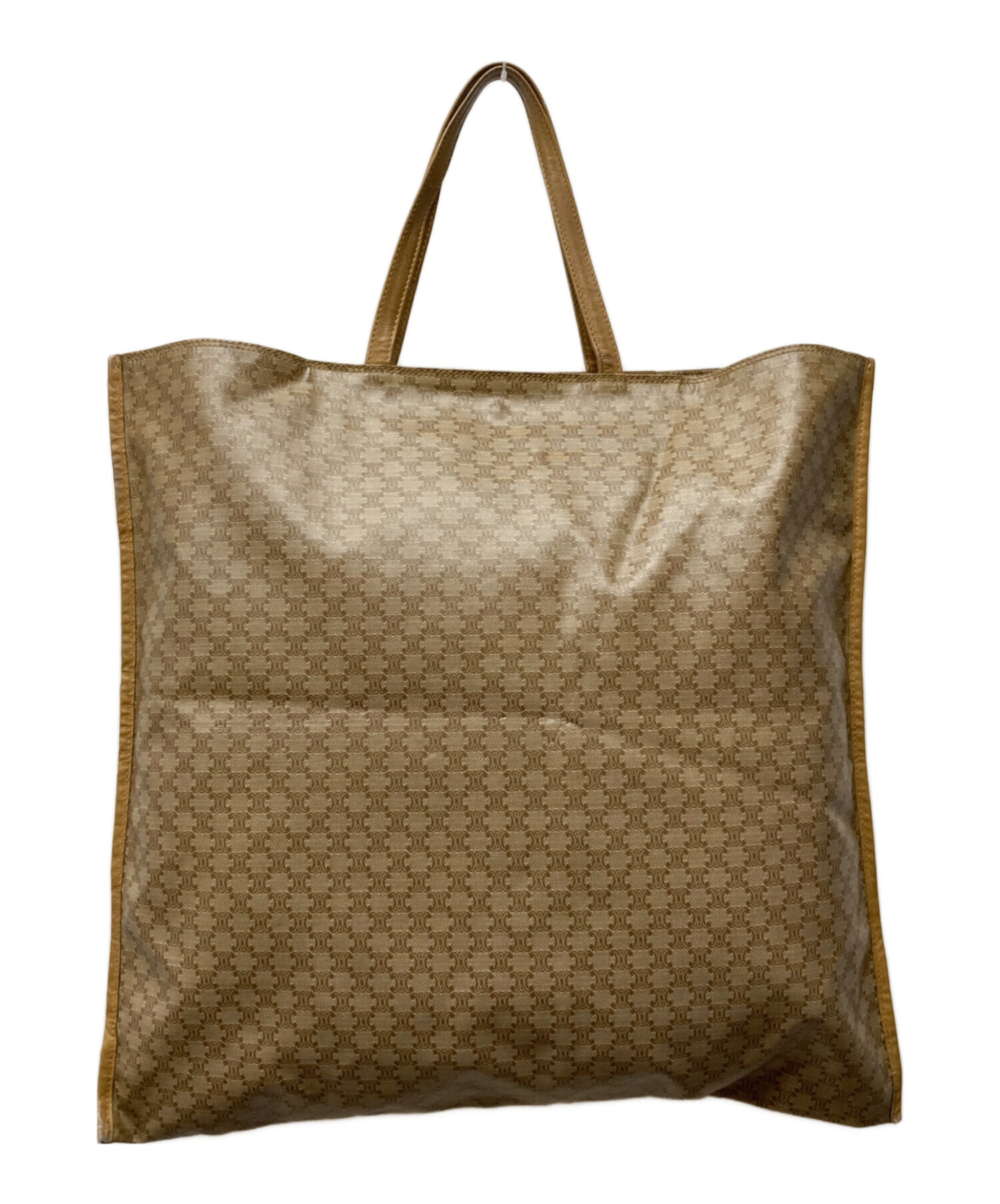 中古・古着通販】CELINE (セリーヌ) マカダムPVCトートバッグ ベージュ