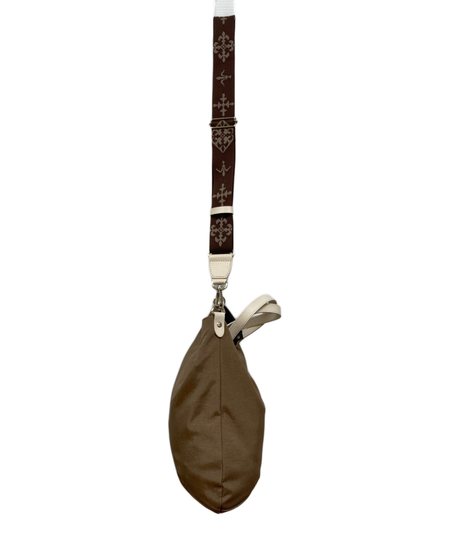 中古・古着通販】russet (ラシット) スリム2WAYトートバッグ ブラウン