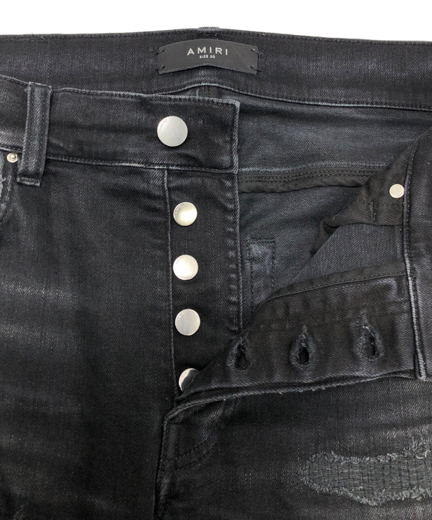 中古・古着通販】AMIRI (アミリ) デニムパンツ ブラック サイズ:30