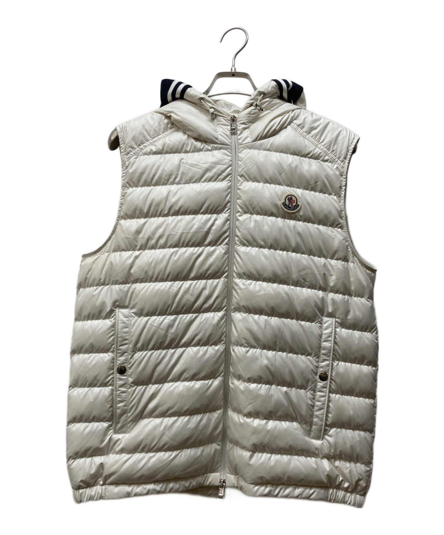 中古・古着通販】MONCLER (モンクレール) CLAI ダウンベスト ホワイト
