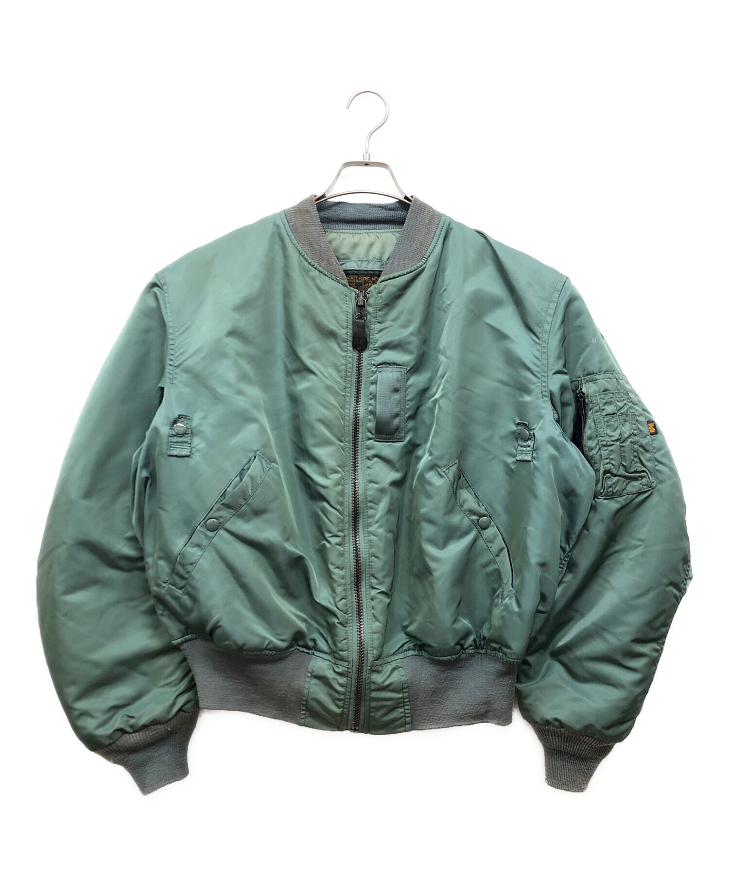 中古・古着通販】ALPHA (アルファ) MA-1ジャケット カーキ サイズ:L