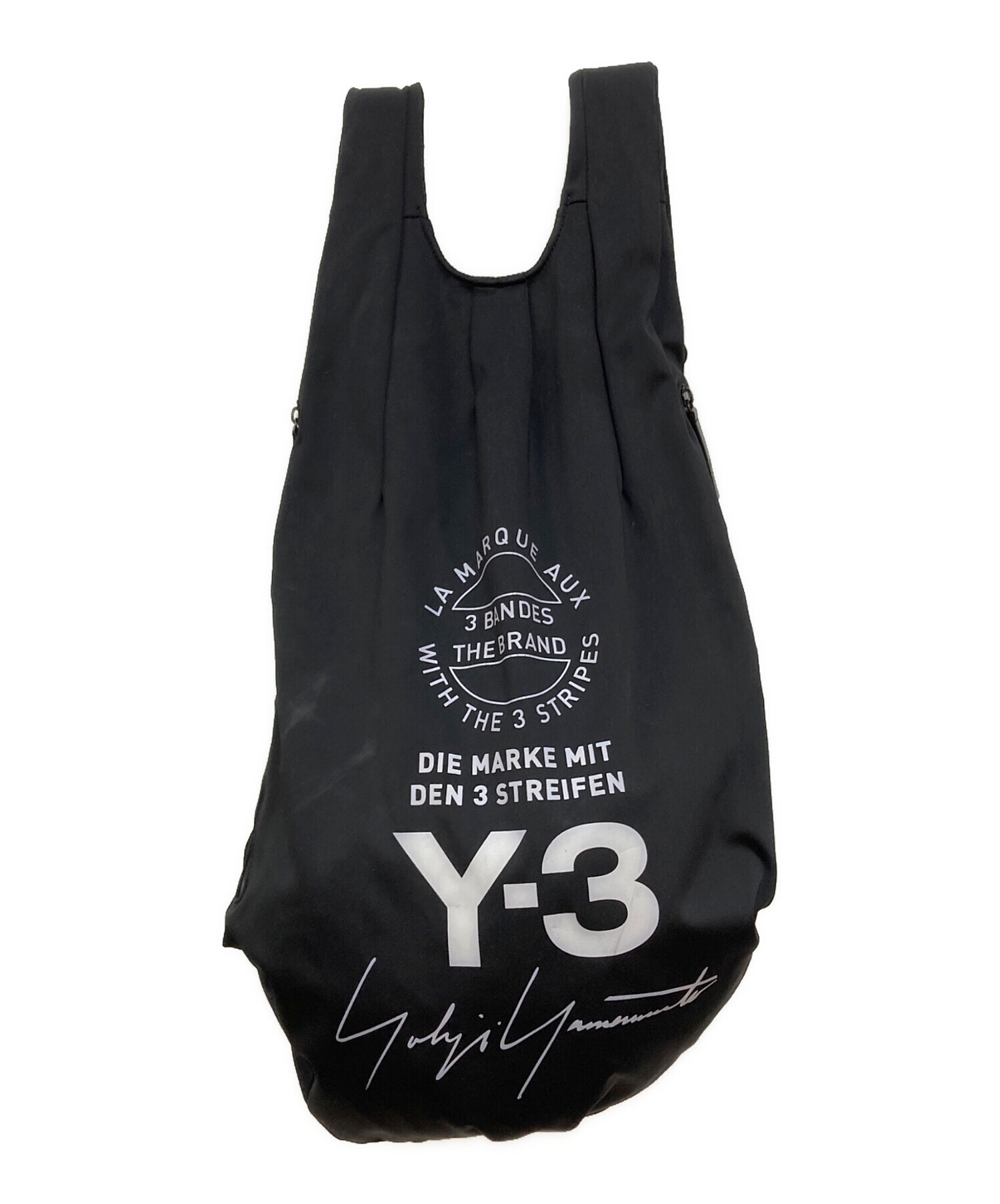 中古・古着通販】Y-3 (ワイスリー) ロゴバックパック ブラック 