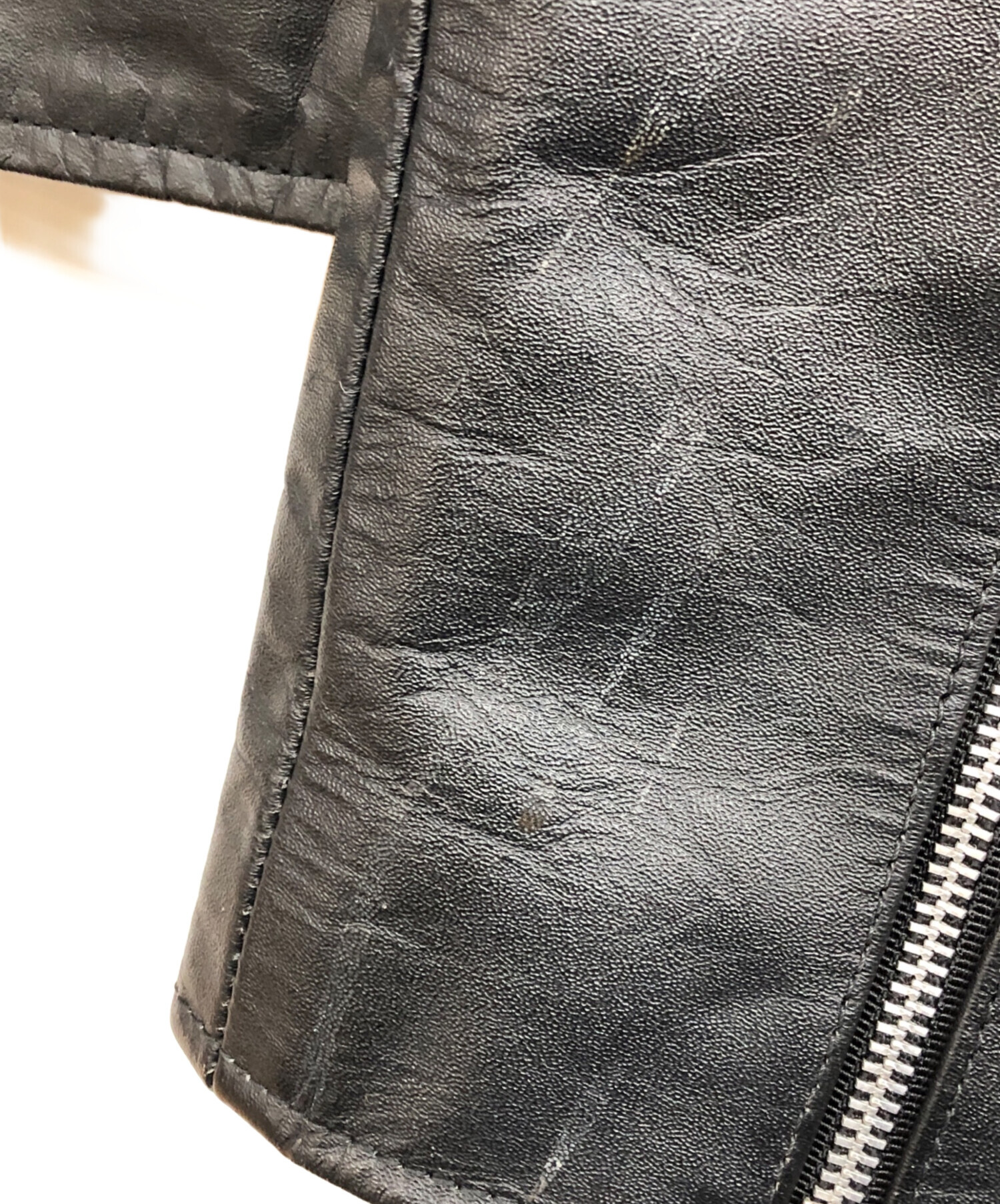 中古・古着通販】EEZAN (イーザン) ダブルライダースジャケット