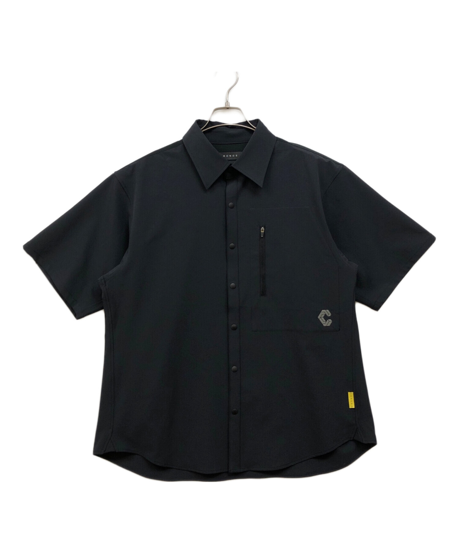 クロノス　CRONOS BLACK 半袖シャツ M 中古・古着通販】CRONOS (クロノス) 半袖シャツ ブラック サイズ:M