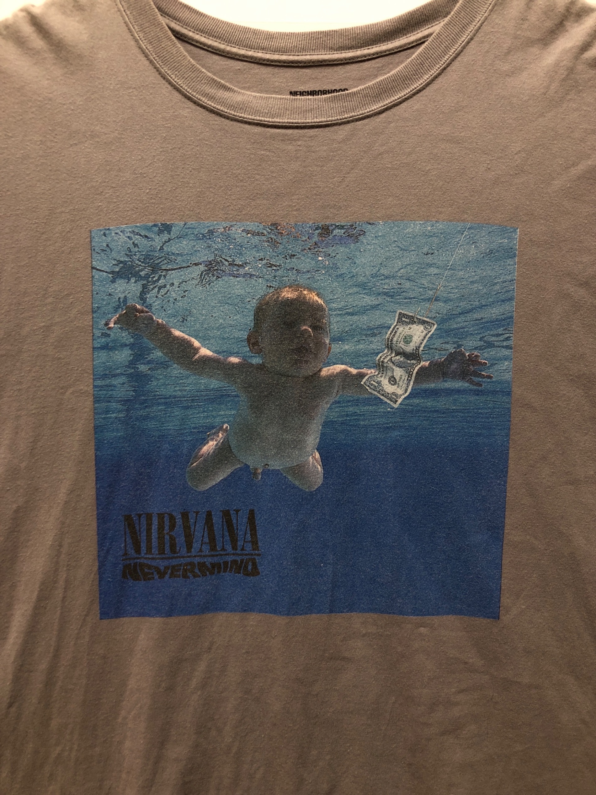 NEIGHBORHOOD NIRVANAプリント長袖カットソー 中古・古着通販】NEIGHBORHOOD (ネイバーフッド) NIRVANA