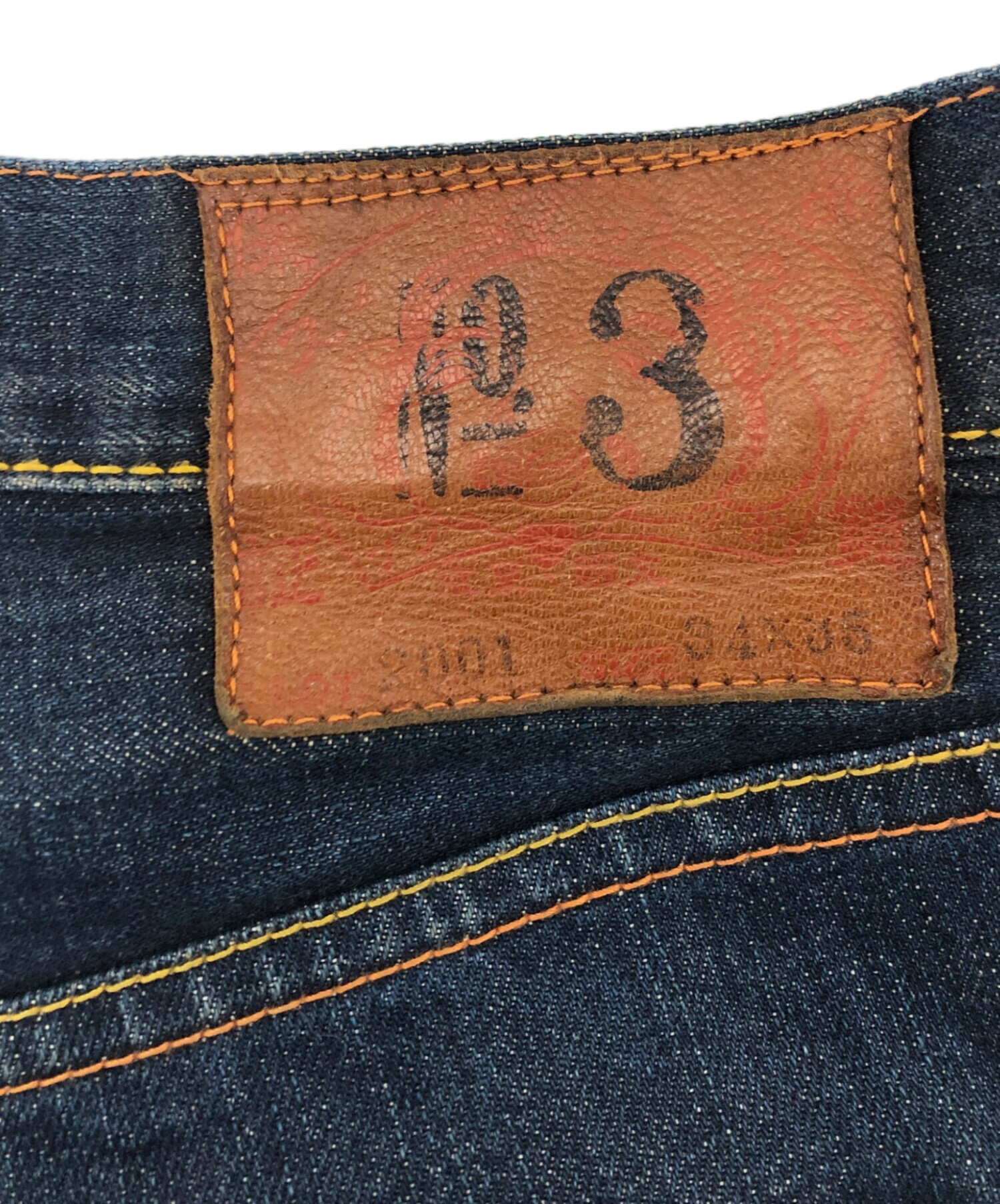 evisu 2001 デニムパンツ　貴重 EVISU（エヴィス） エビス 2001 No2 RELAXED FIT STRAIGHT ナンバー2