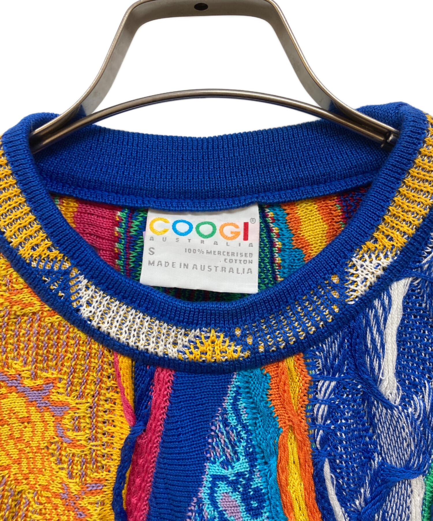 中古・古着通販】COOGI (クージー) 3Dニット マルチカラー サイズ:S 