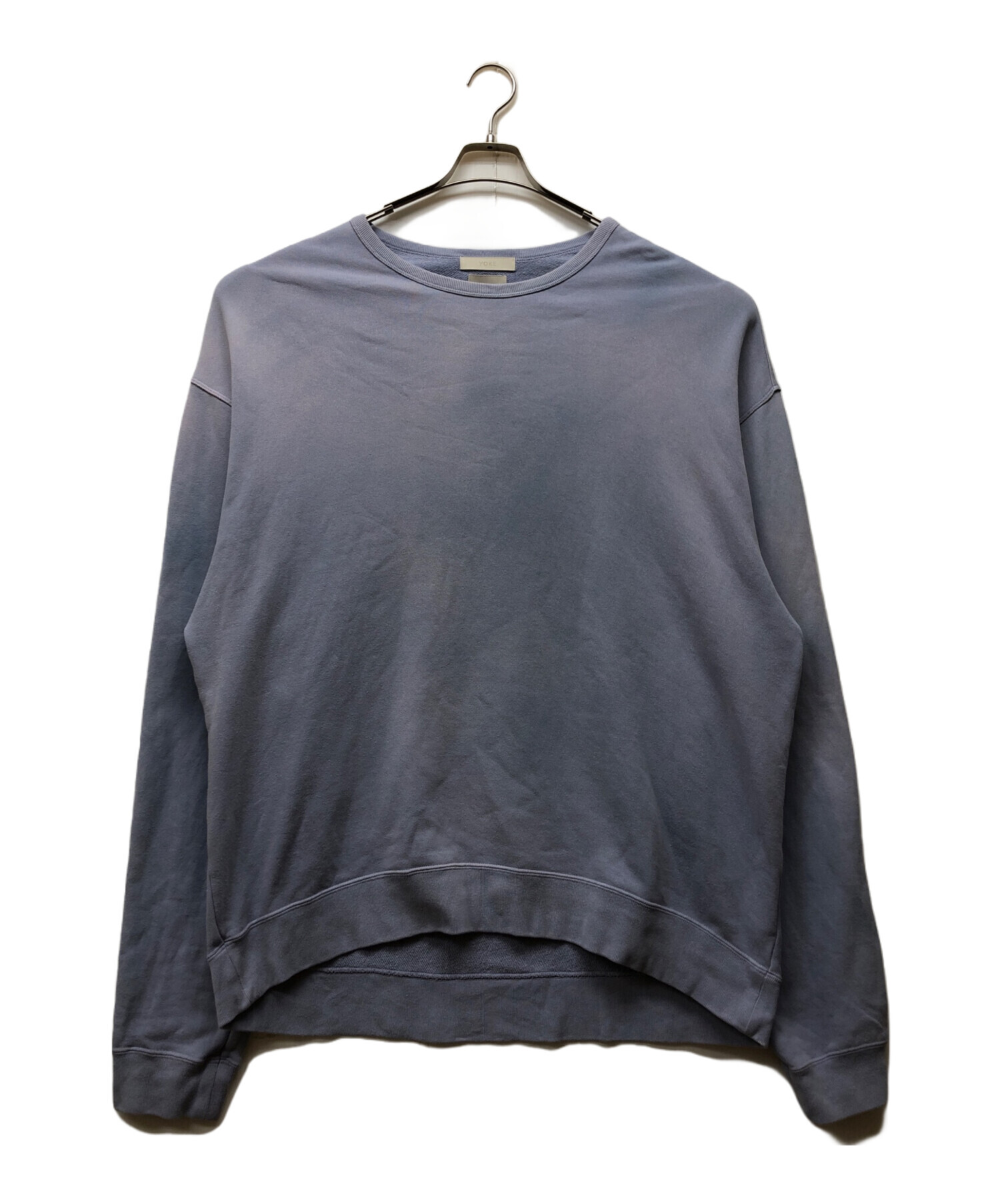中古・古着通販】YOKE (ヨーク) Garment Dye Yoke Sweat Shirt ブルー 