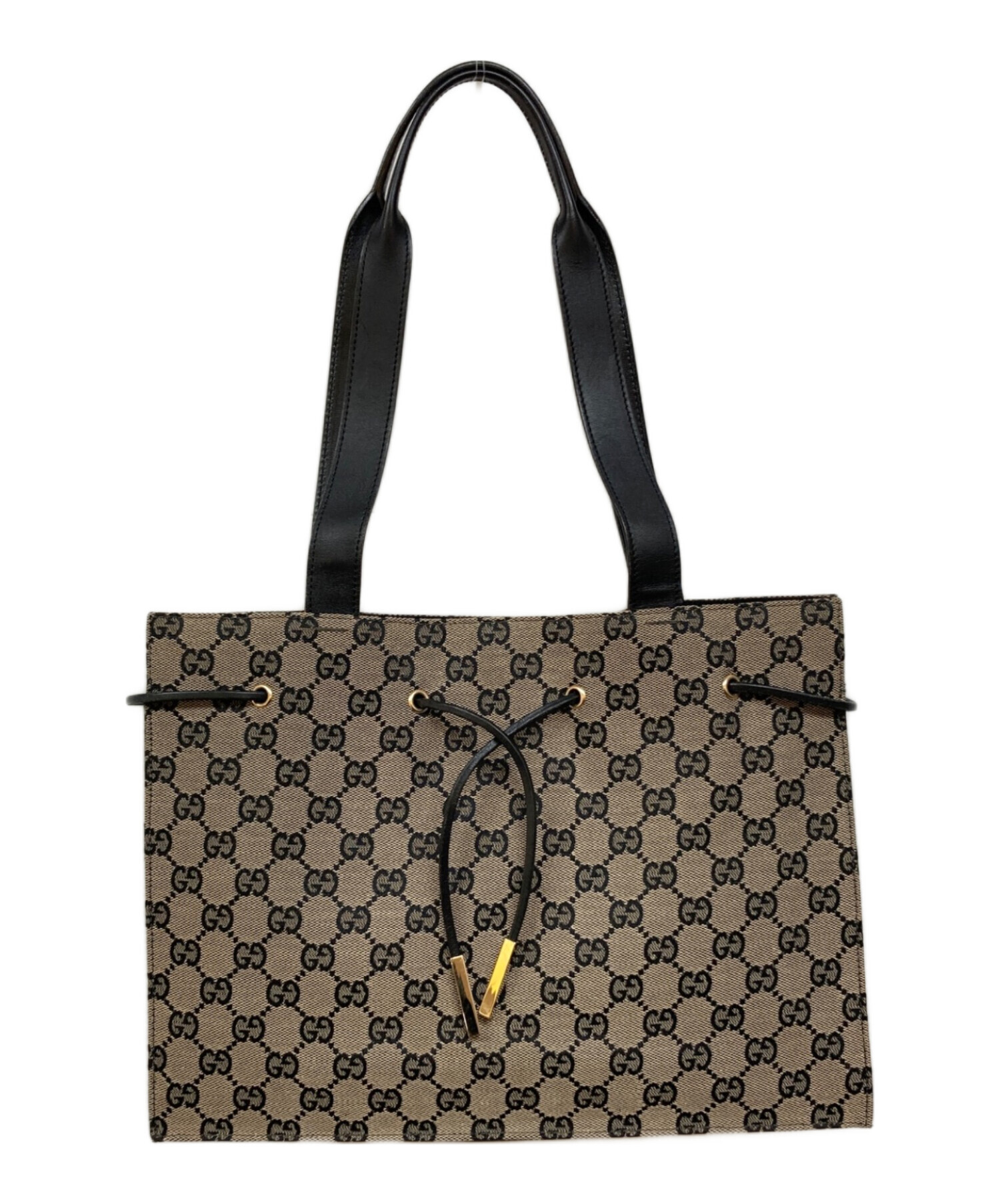 中古・古着通販】GUCCI (グッチ) GGキャンバス トートバッグ ベージュ 