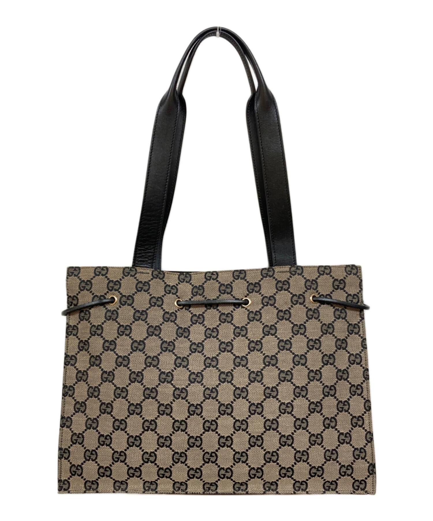 中古・古着通販】GUCCI (グッチ) GGキャンバス トートバッグ ベージュ 
