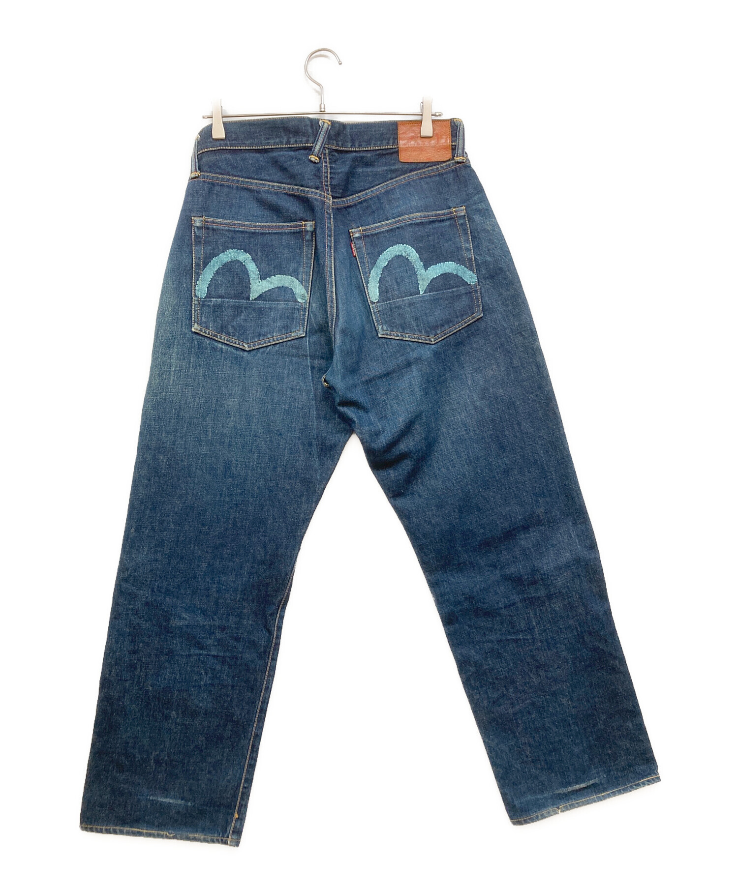 EVISU エヴィス　ジーンズ　デニムパンツ（W33）カモメ　フェードデニム 中古・古着通販】EVISU (エヴィス) カモメ5ポケットデニムパンツ