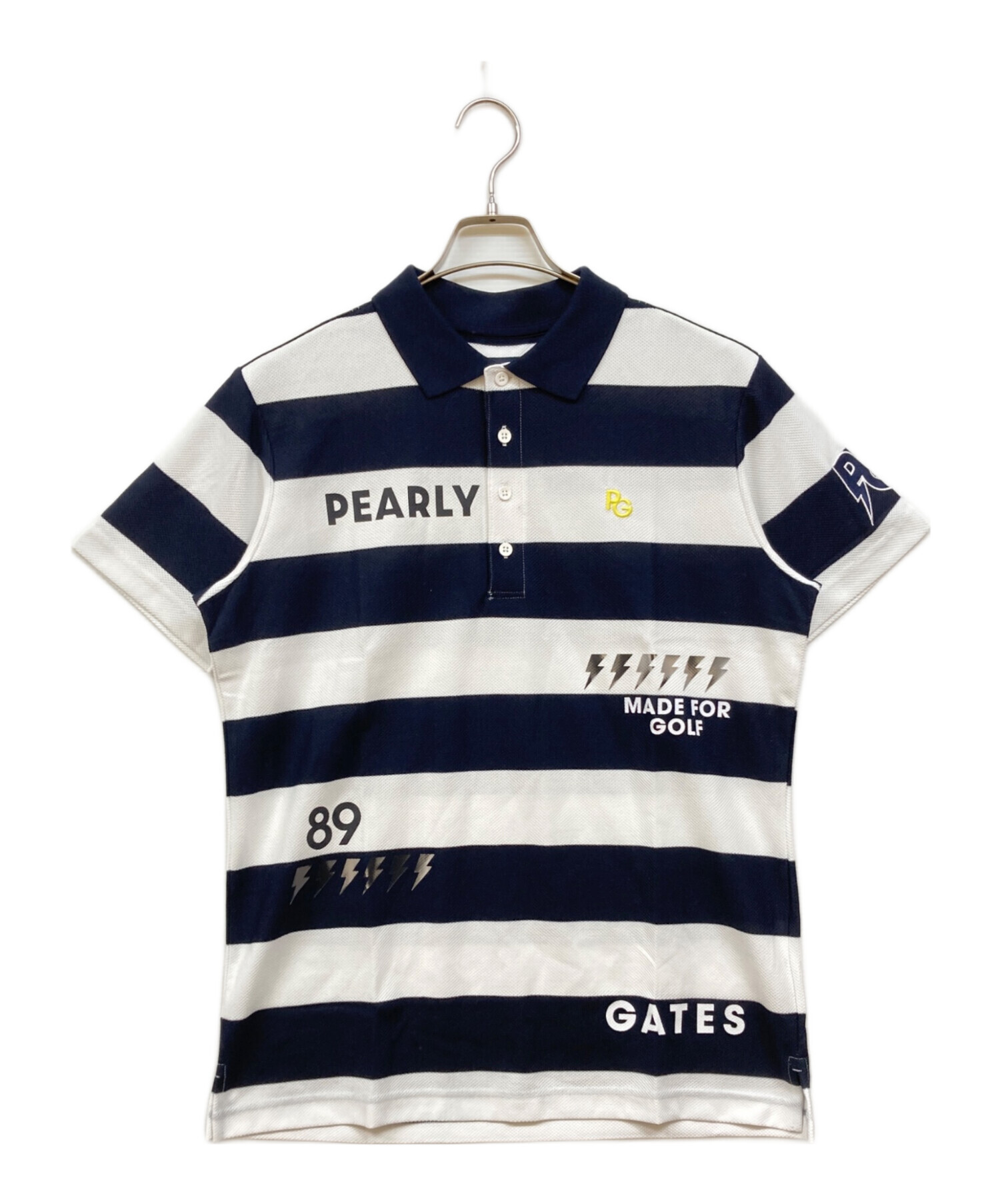 【送料無料】PEARLY GATES ネイビー ポロシャツ L 中古・古着通販】PEARLY GATES (パーリーゲイツ) ポロシャツワンピース