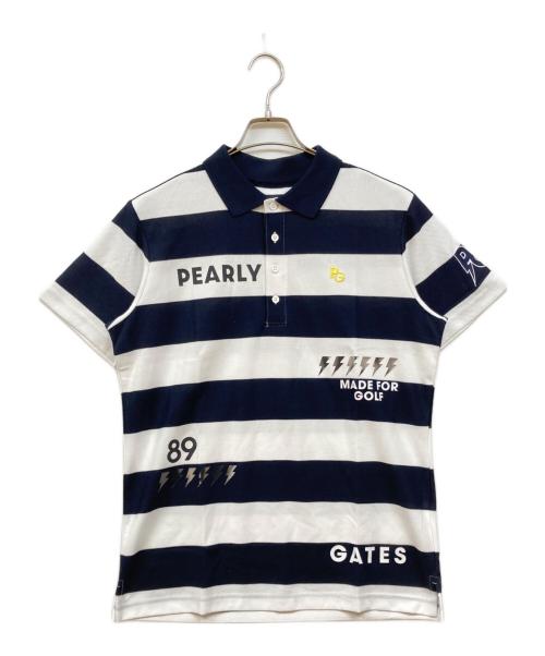 中古・古着通販】PEARLY GATES (パーリーゲイツ) ポロシャツ ネイビー