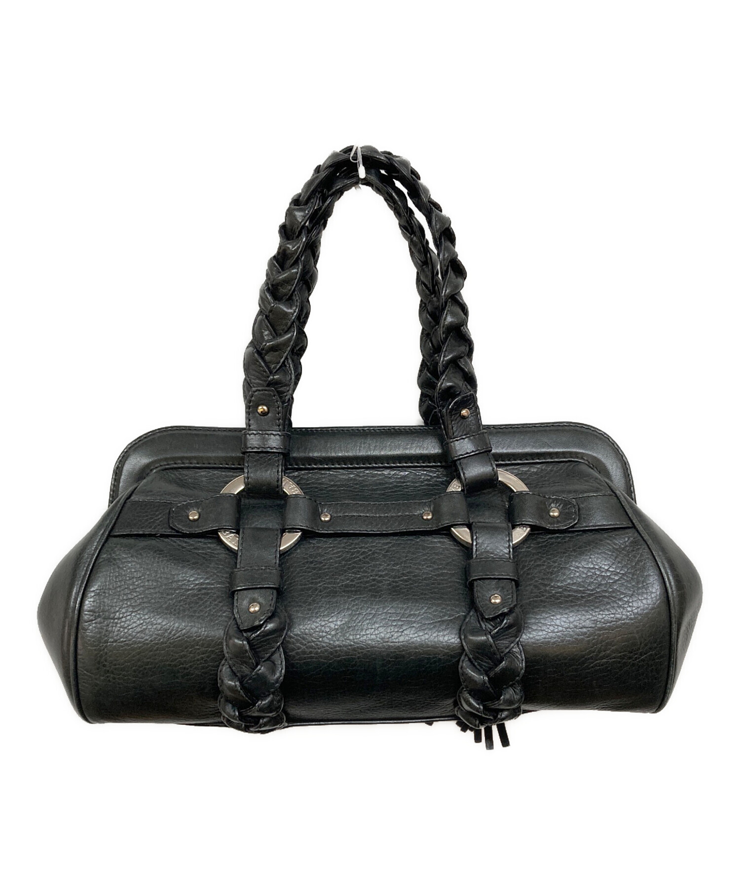 中古・古着通販】BALLY (バリー) ハンドバッグ ブラック｜ブランド 