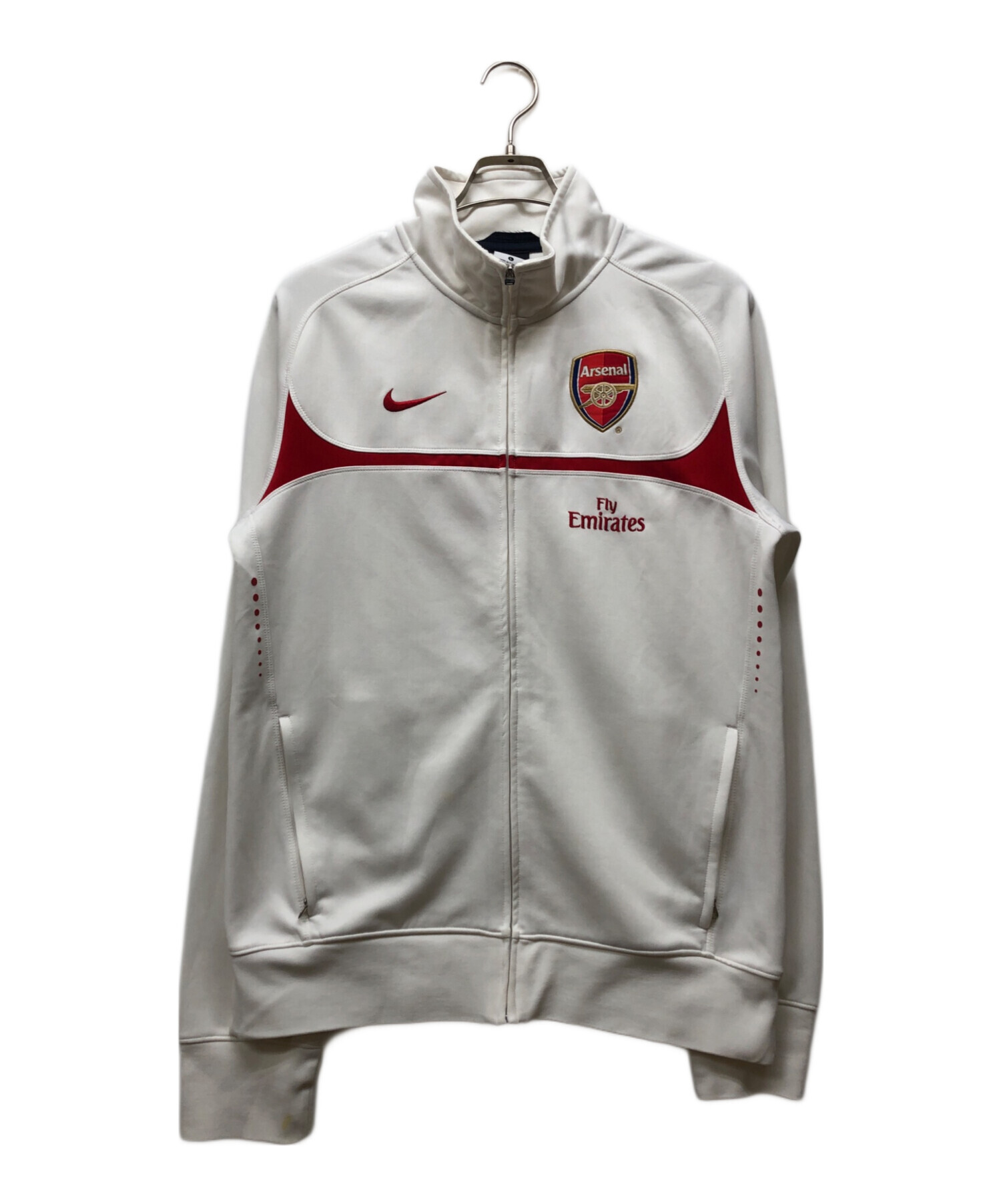 中古・古着通販】NIKE (ナイキ) Arsenal トラックジャケット ホワイト