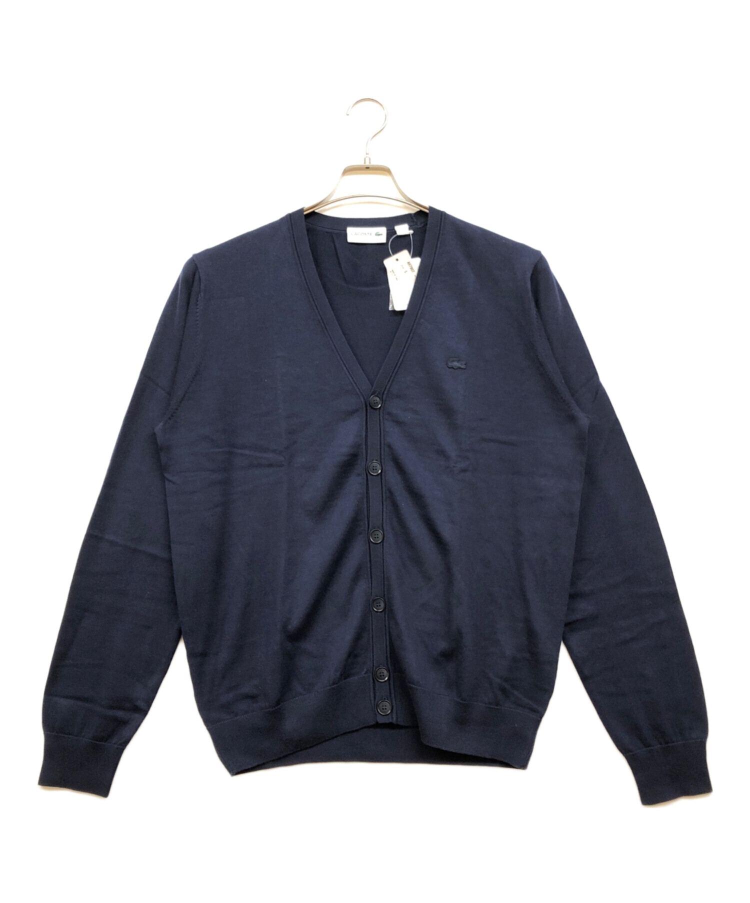 中古・古着通販】LACOSTE (ラコステ) カーディガン ネイビー サイズ:L 