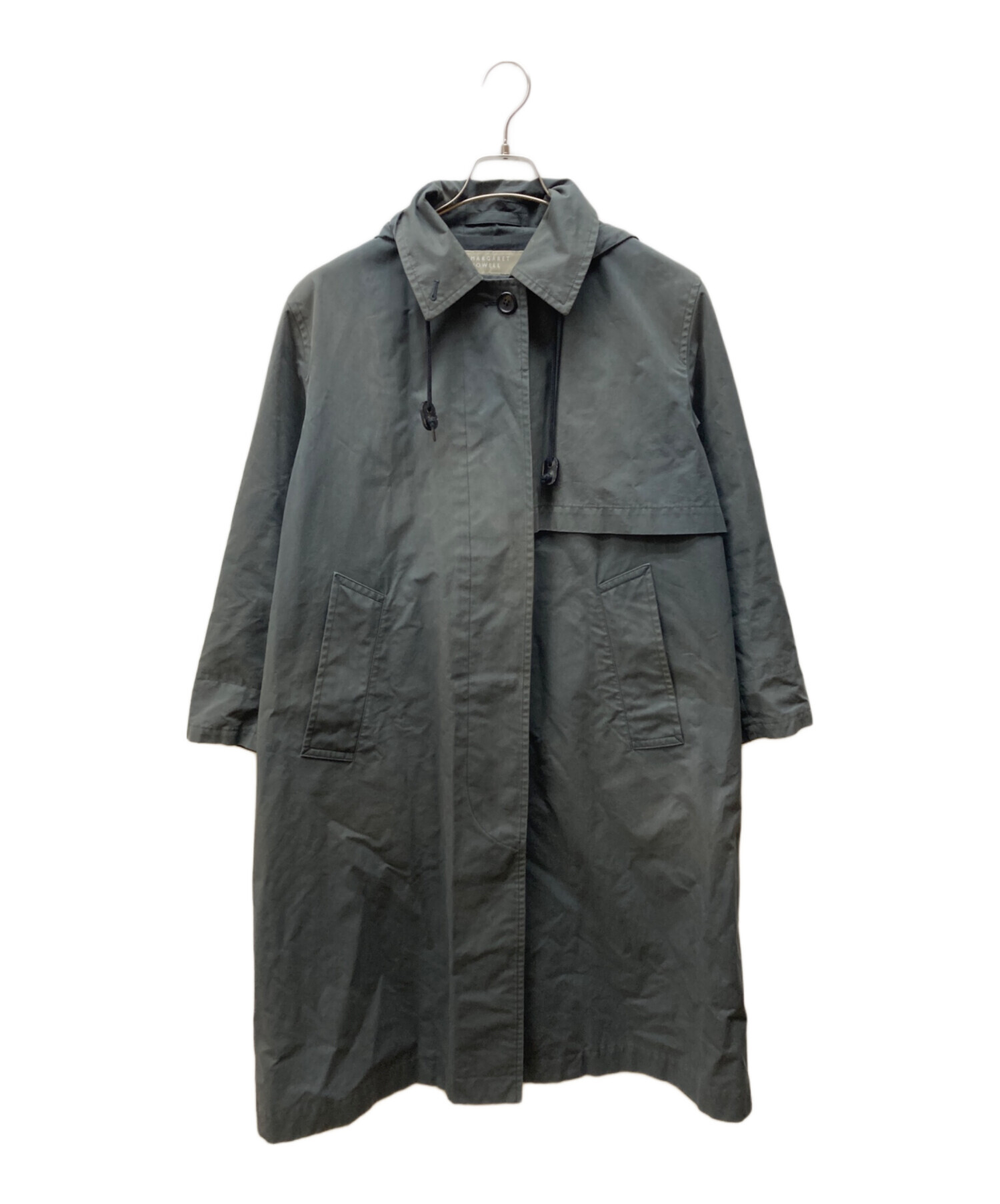 MARGARET HOWELL グレー ロングコートⅡ 中古・古着通販】MARGARET HOWELL (マーガレットハウエル) 撥水ロング