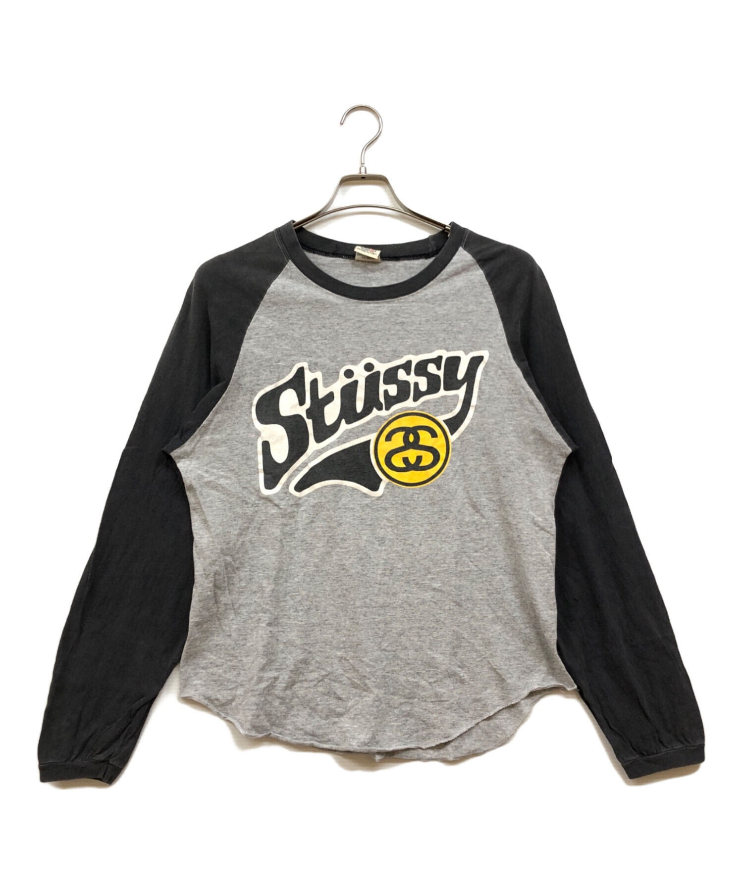 購入ショップ STUSSY AUTHENTIC ラグランスリーブカットソー Tシャツ 