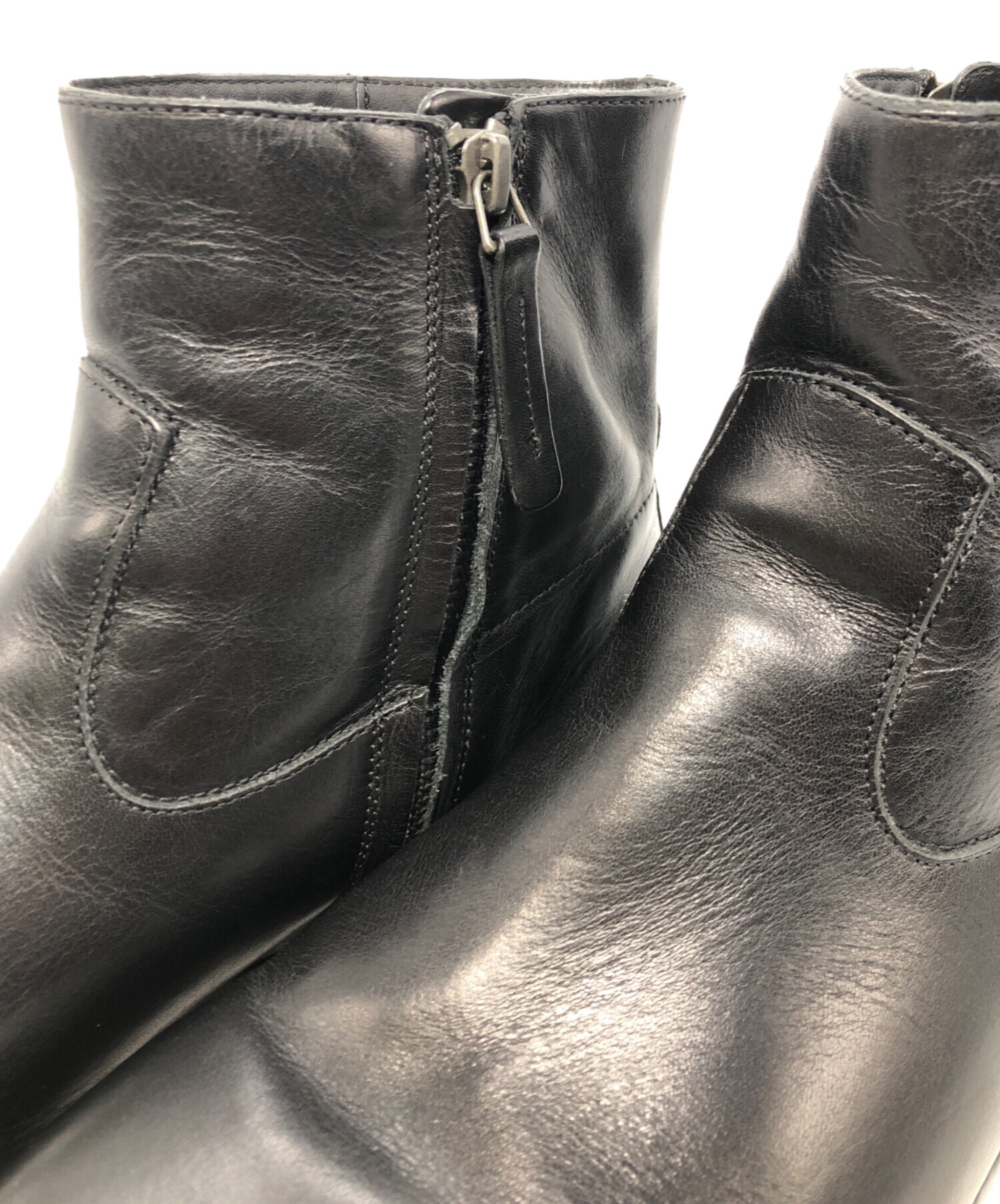 中古・古着通販】BUTTERO (ブッテロ) サイドジップブーツ ブラック 