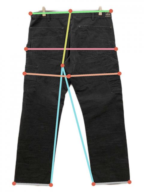中古・古着通販】RRL (ダブルアールエル) ダブルニーワークパンツ